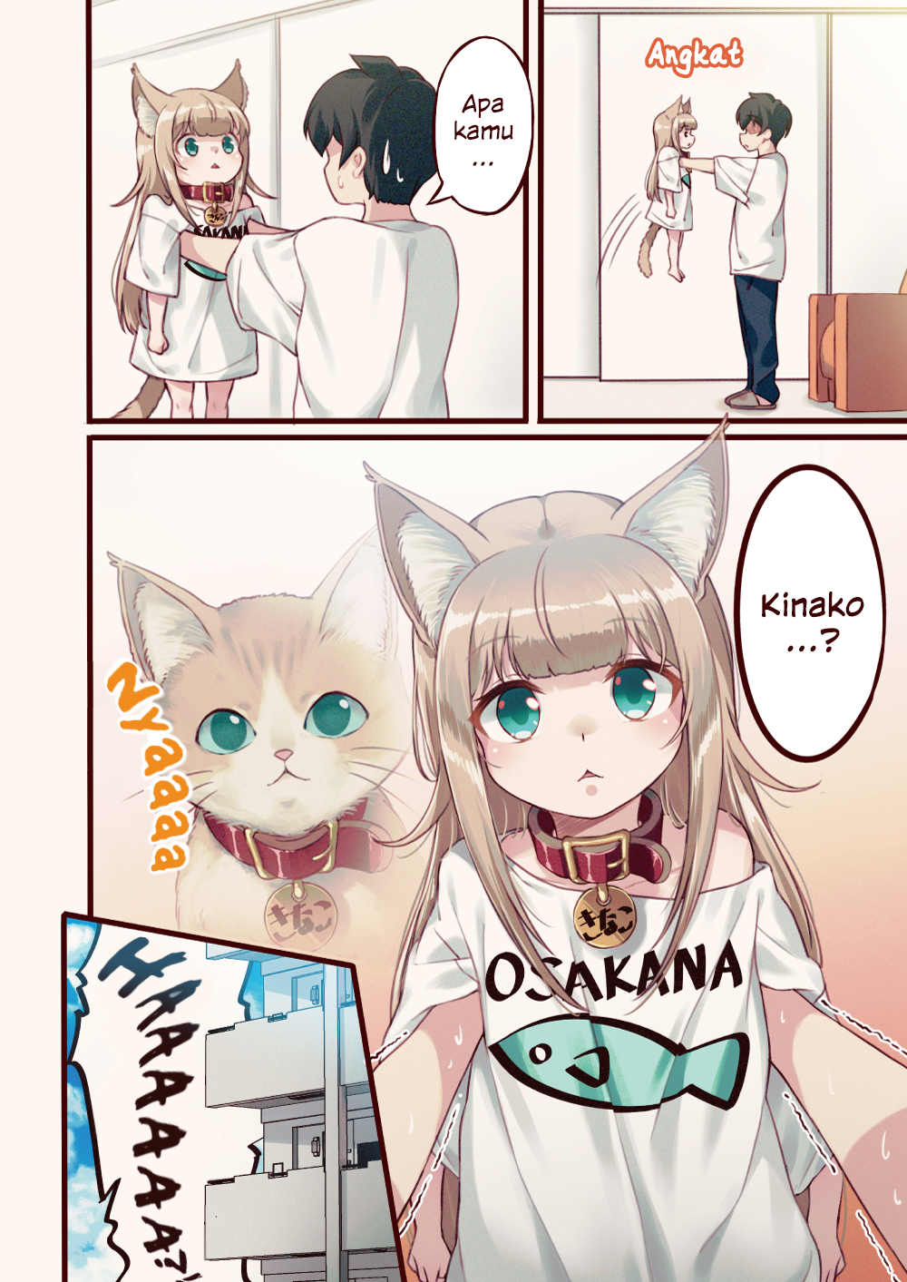 Uchi no Neko ga Onnanoko de Kawaii Chapter 1 - halaman 9