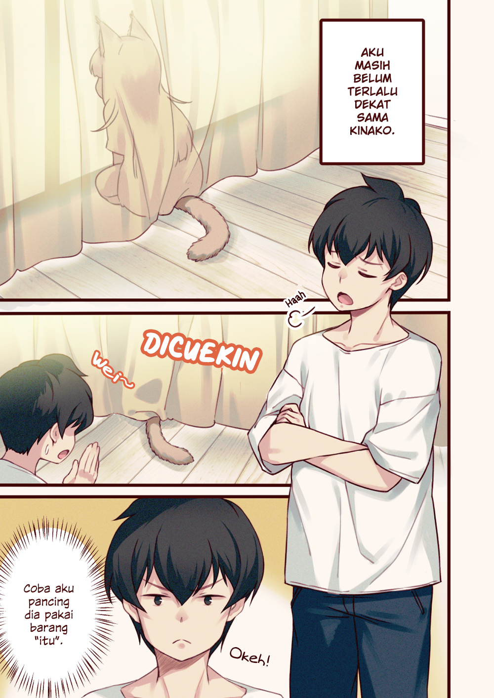 Uchi no Neko ga Onnanoko de Kawaii Chapter 2 - halaman 1