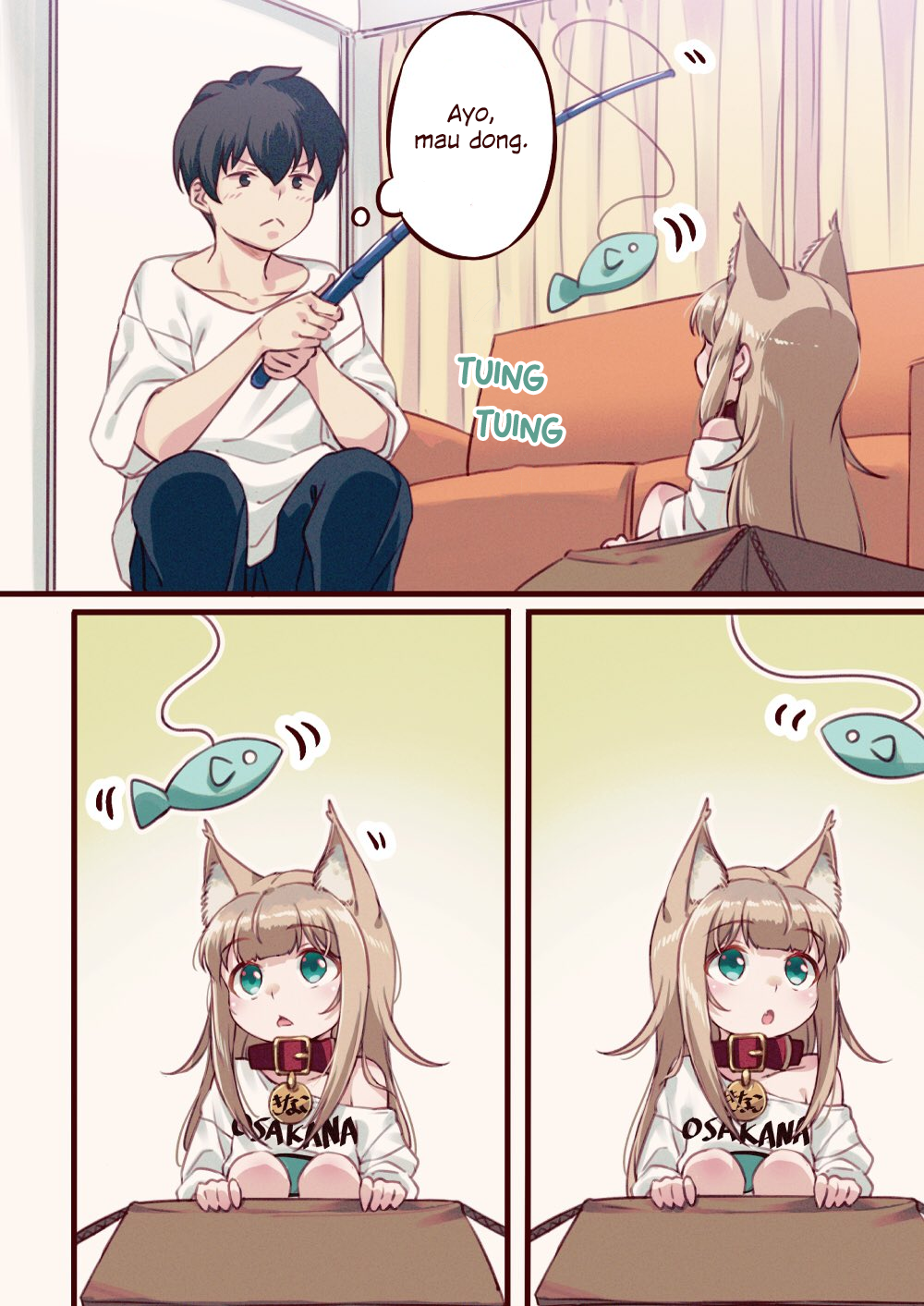 Uchi no Neko ga Onnanoko de Kawaii Chapter 3 - halaman 2
