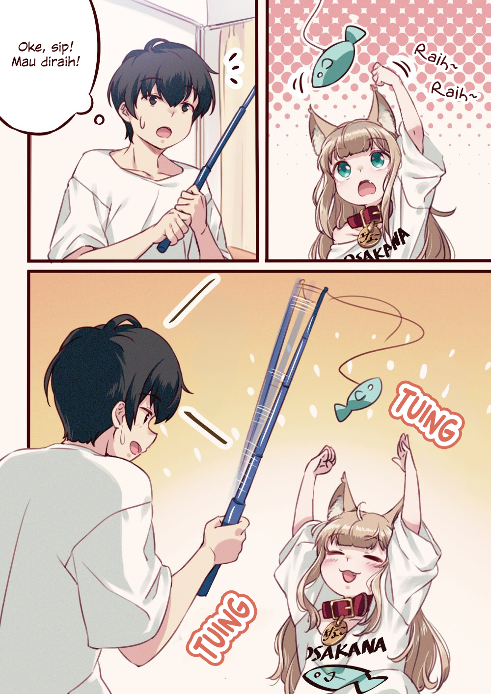 Uchi no Neko ga Onnanoko de Kawaii Chapter 3 - halaman 3
