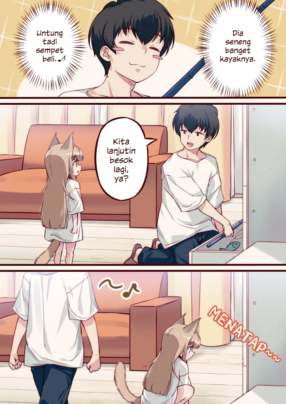Uchi no Neko ga Onnanoko de Kawaii Chapter 3 - halaman 4