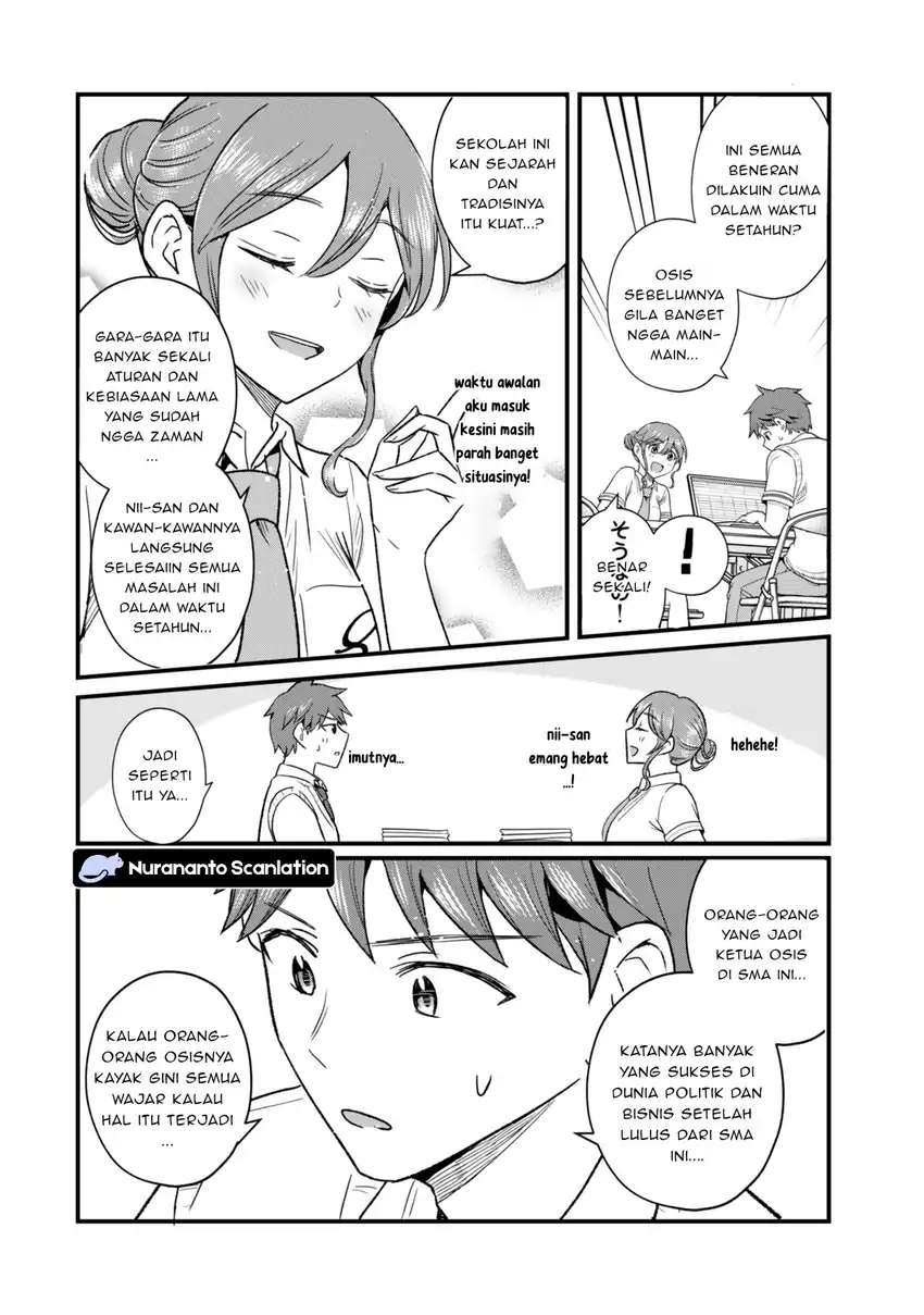 Uchi no Seiso-kei Iinchou ga Katsute Chuunibyou Idol Datta Koto wo Ore dake ga Shitteiru. Chapter 9.2 - halaman 9