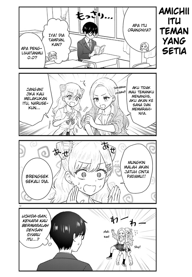 Uchida-san wa Zettai ni Gal ja Nai! Chapter 1 - halaman 12