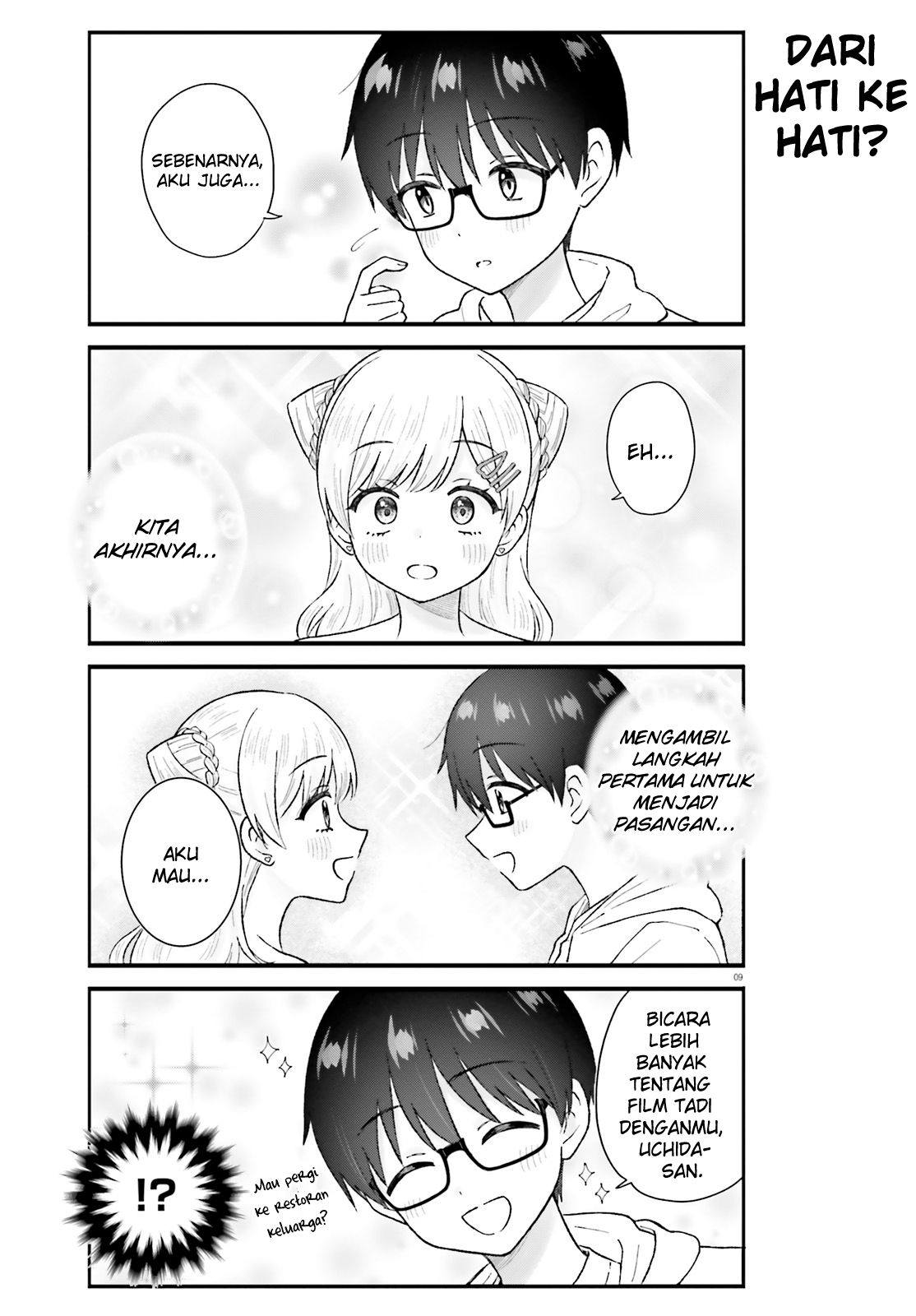 Uchida-san wa Zettai ni Gal ja Nai! Chapter 4 - halaman 9
