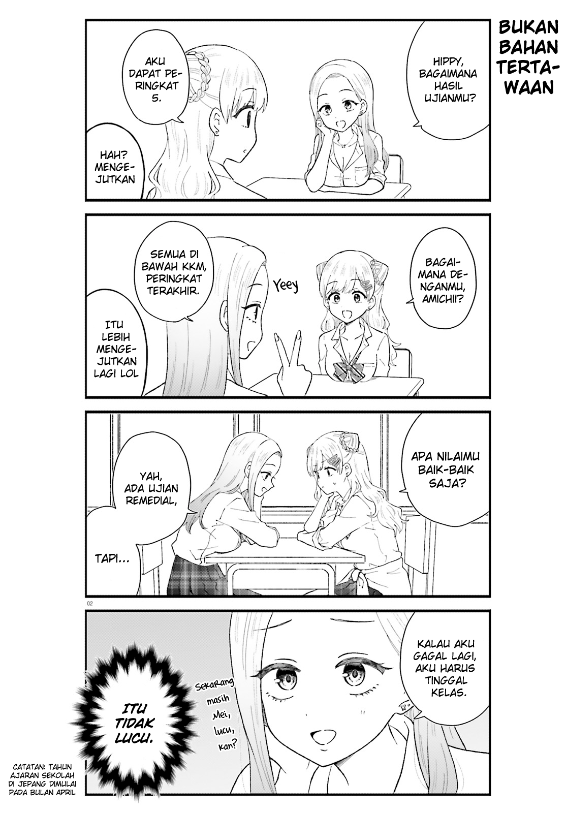 Uchida-san wa Zettai ni Gal ja Nai! Chapter 5 - halaman 2
