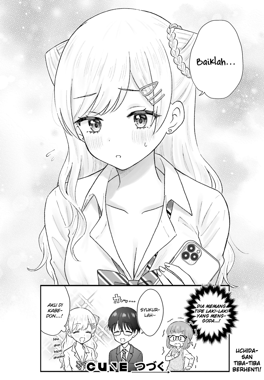 Uchida-san wa Zettai ni Gal ja Nai! Chapter 7 - halaman 12