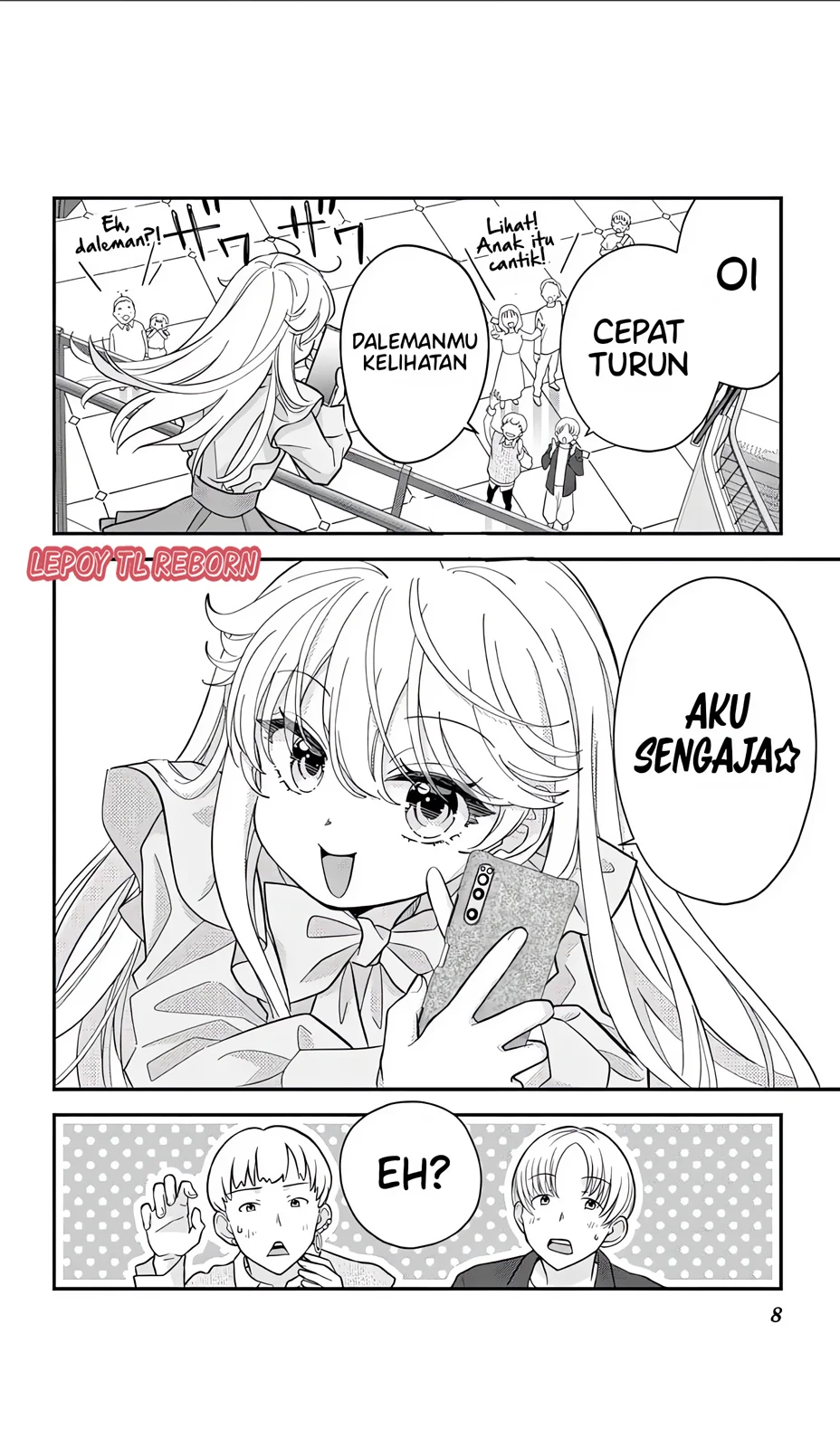 Uesugi-kun wa Onnanoko wo Yametai Chapter 6.2 - halaman 8