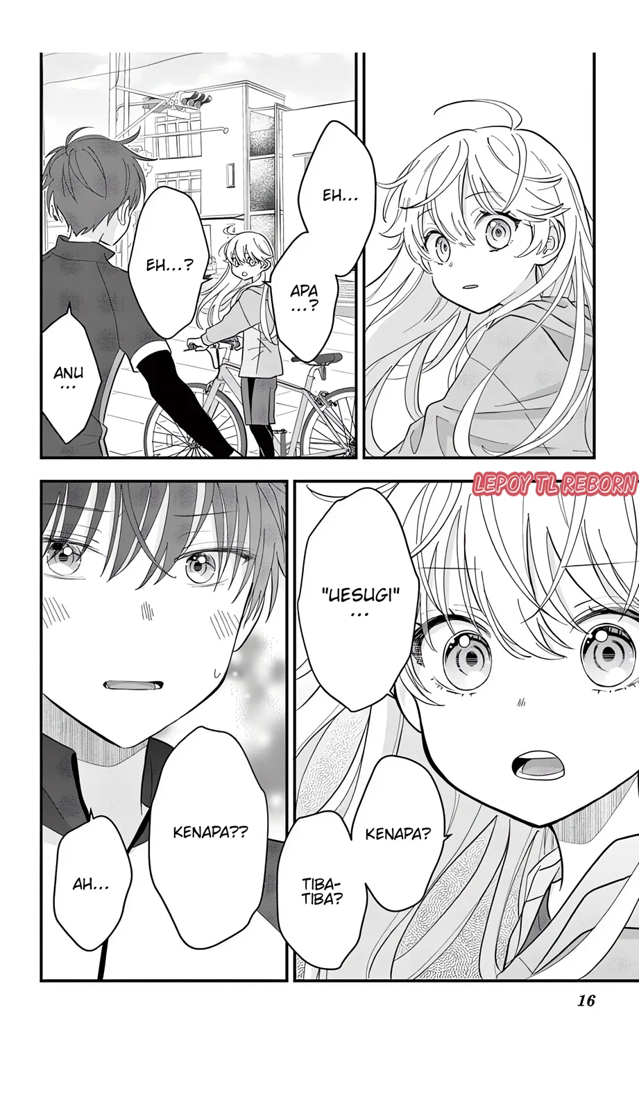 Uesugi-kun wa Onnanoko wo Yametai Chapter 7 - halaman 16