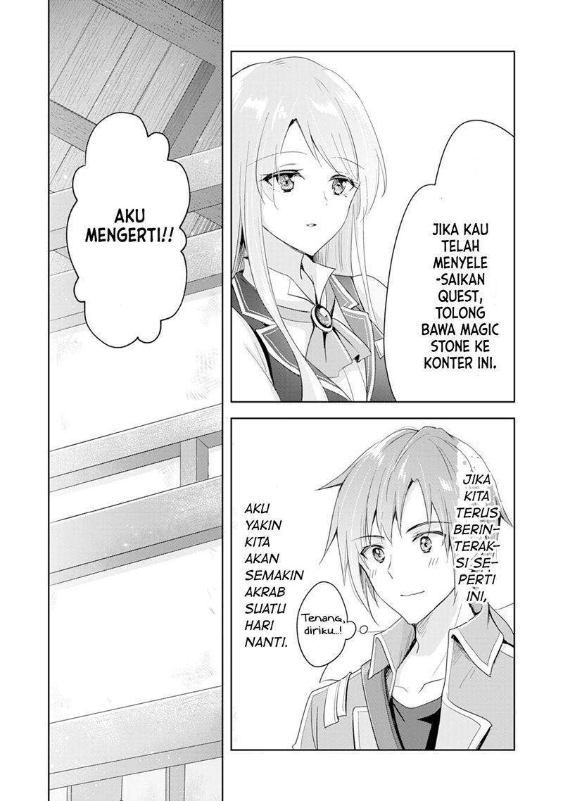 Uketsukejo ni Kokuhaku Shitakute Girudo ni Kayoitsumetara Eiyu ni Natteta Chapter 1 - halaman 31