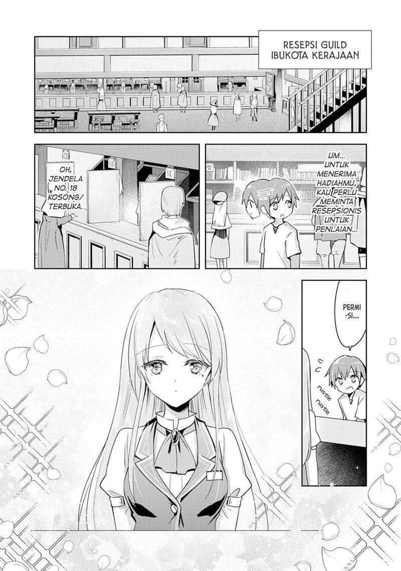 Uketsukejo ni Kokuhaku Shitakute Girudo ni Kayoitsumetara Eiyu ni Natteta Chapter 1 - halaman 8