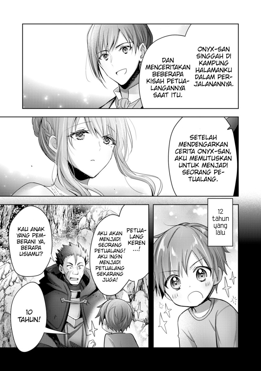 Uketsukejo ni Kokuhaku Shitakute Girudo ni Kayoitsumetara Eiyu ni Natteta Chapter 12 - halaman 16