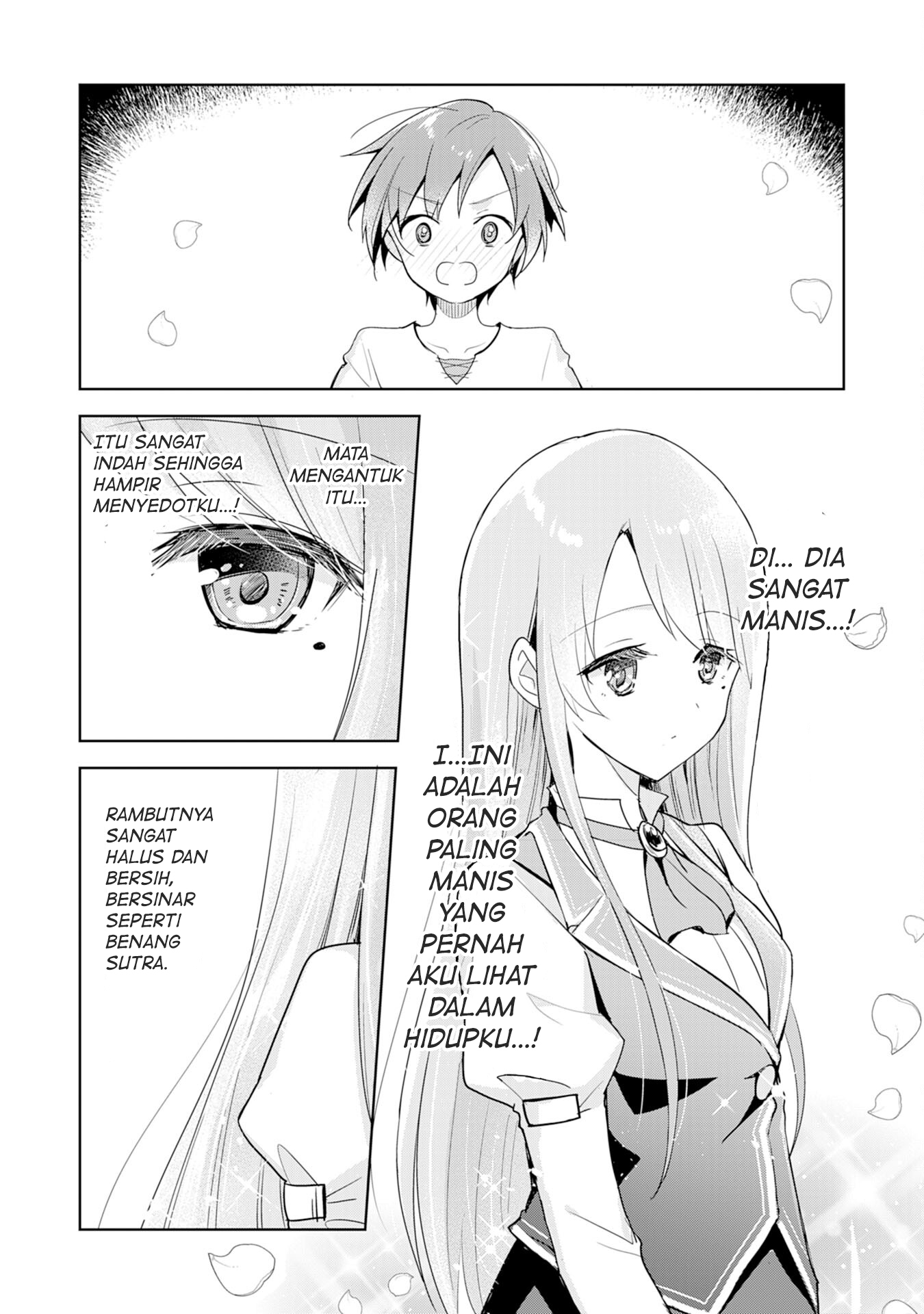 Uketsukejou ni Kokuhaku shitakute Guild ni Kayoitsumetara Eiyuu ni Natteta Chapter 1 - halaman 9