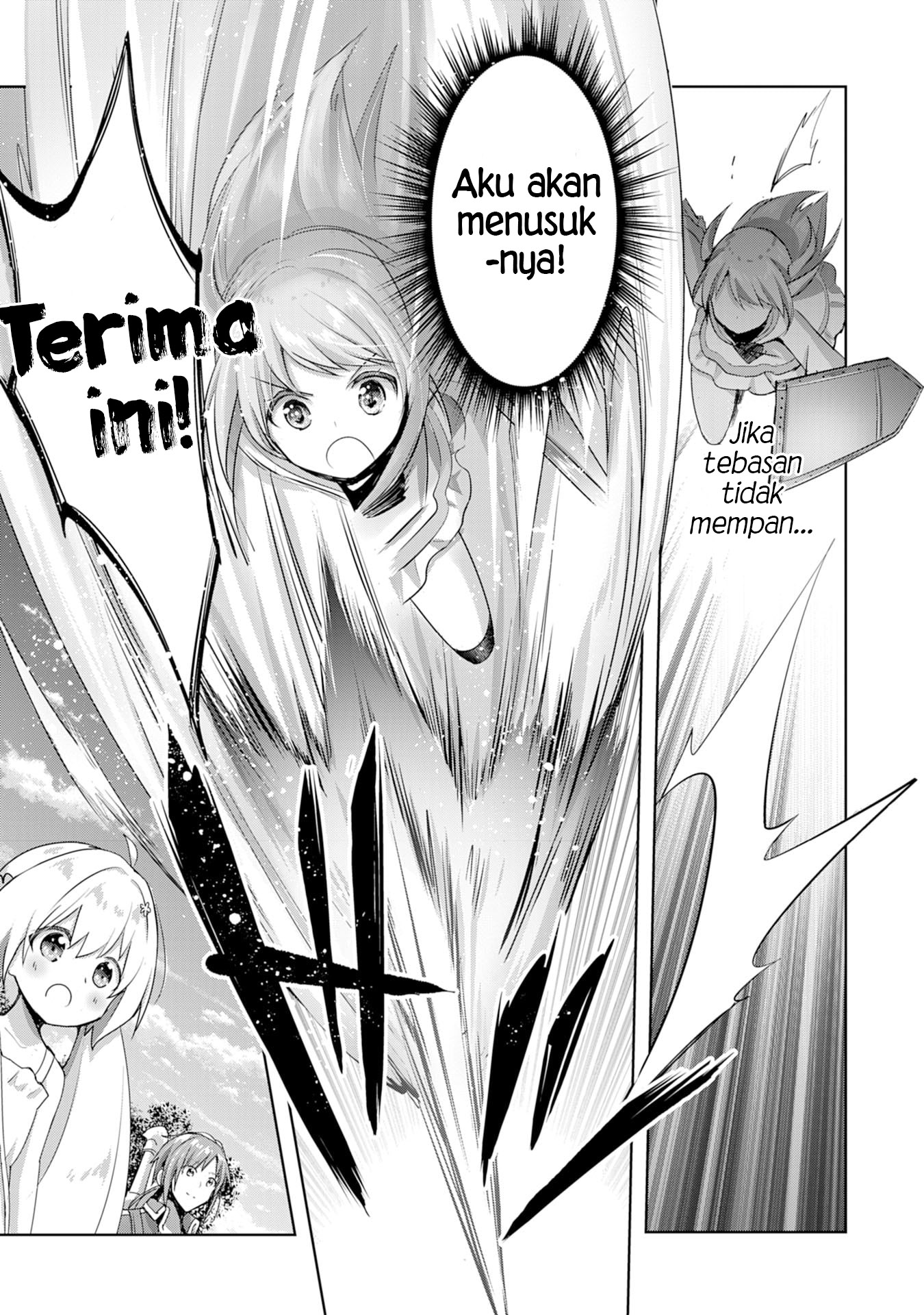 Uketsukejou ni Kokuhaku shitakute Guild ni Kayoitsumetara Eiyuu ni Natteta Chapter 11 - halaman 24