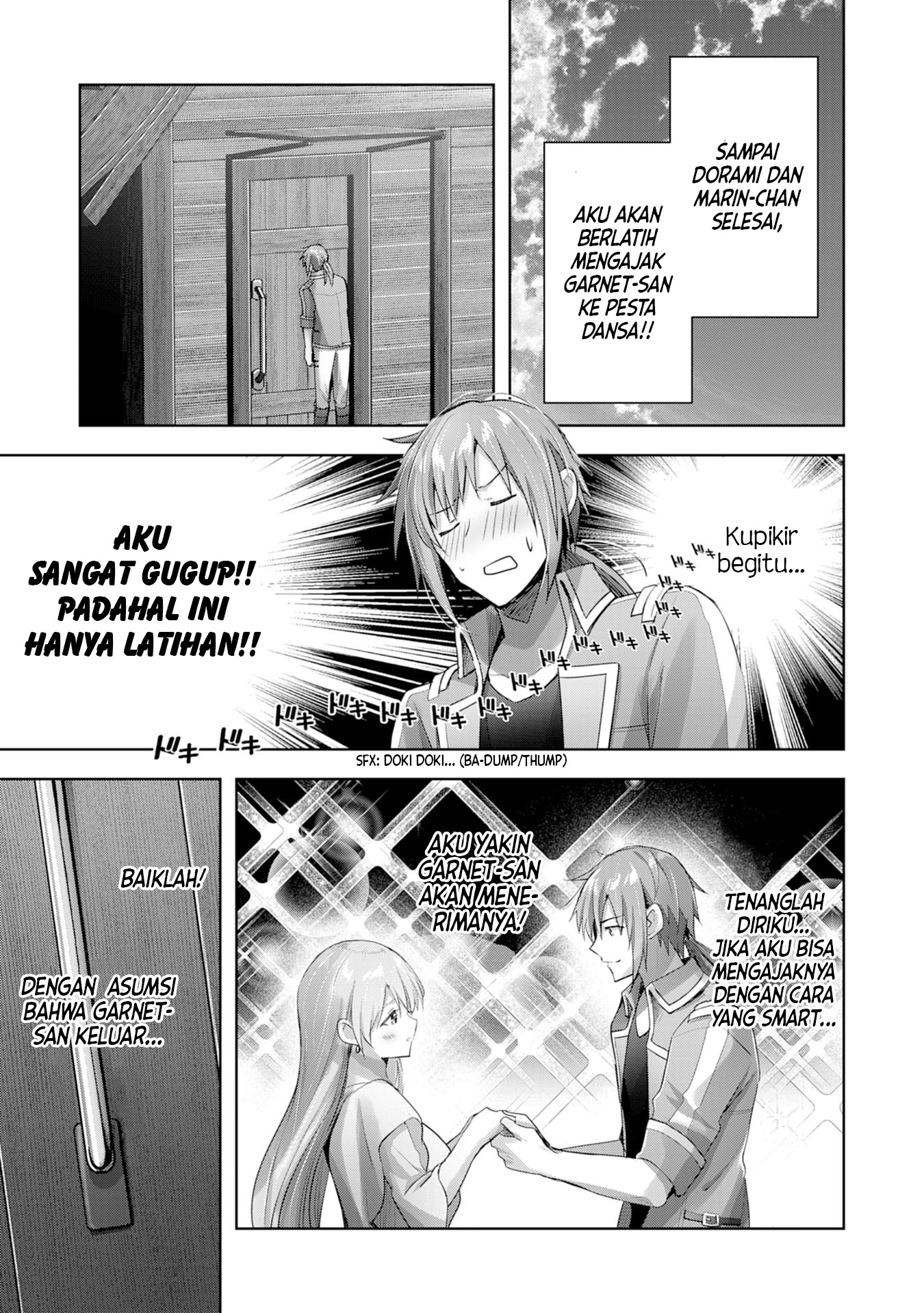 Uketsukejou ni Kokuhaku shitakute Guild ni Kayoitsumetara Eiyuu ni Natteta Chapter 11 - halaman 4