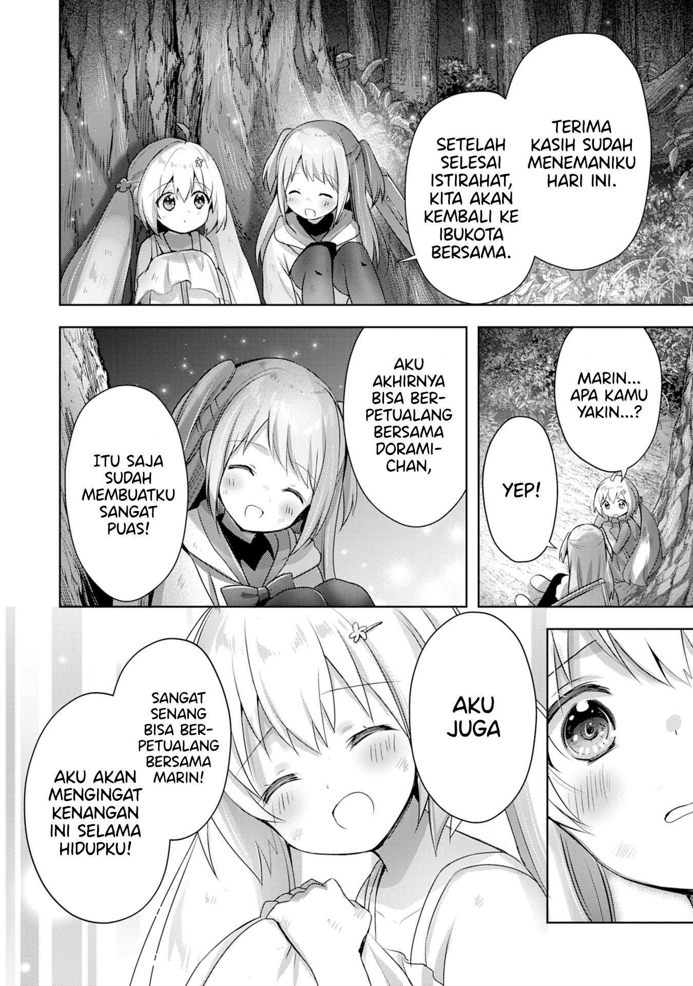 Uketsukejou ni Kokuhaku shitakute Guild ni Kayoitsumetara Eiyuu ni Natteta Chapter 13 - halaman 13
