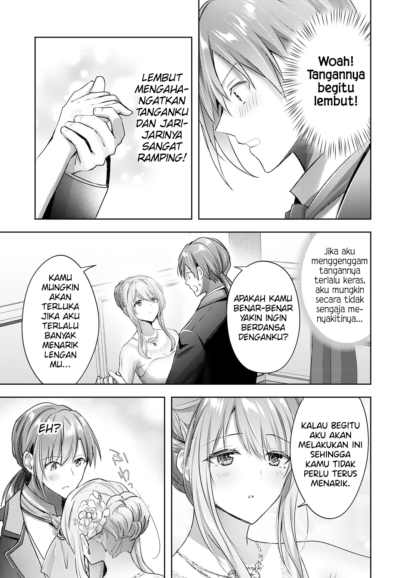 Uketsukejou ni Kokuhaku shitakute Guild ni Kayoitsumetara Eiyuu ni Natteta Chapter 14 - halaman 22