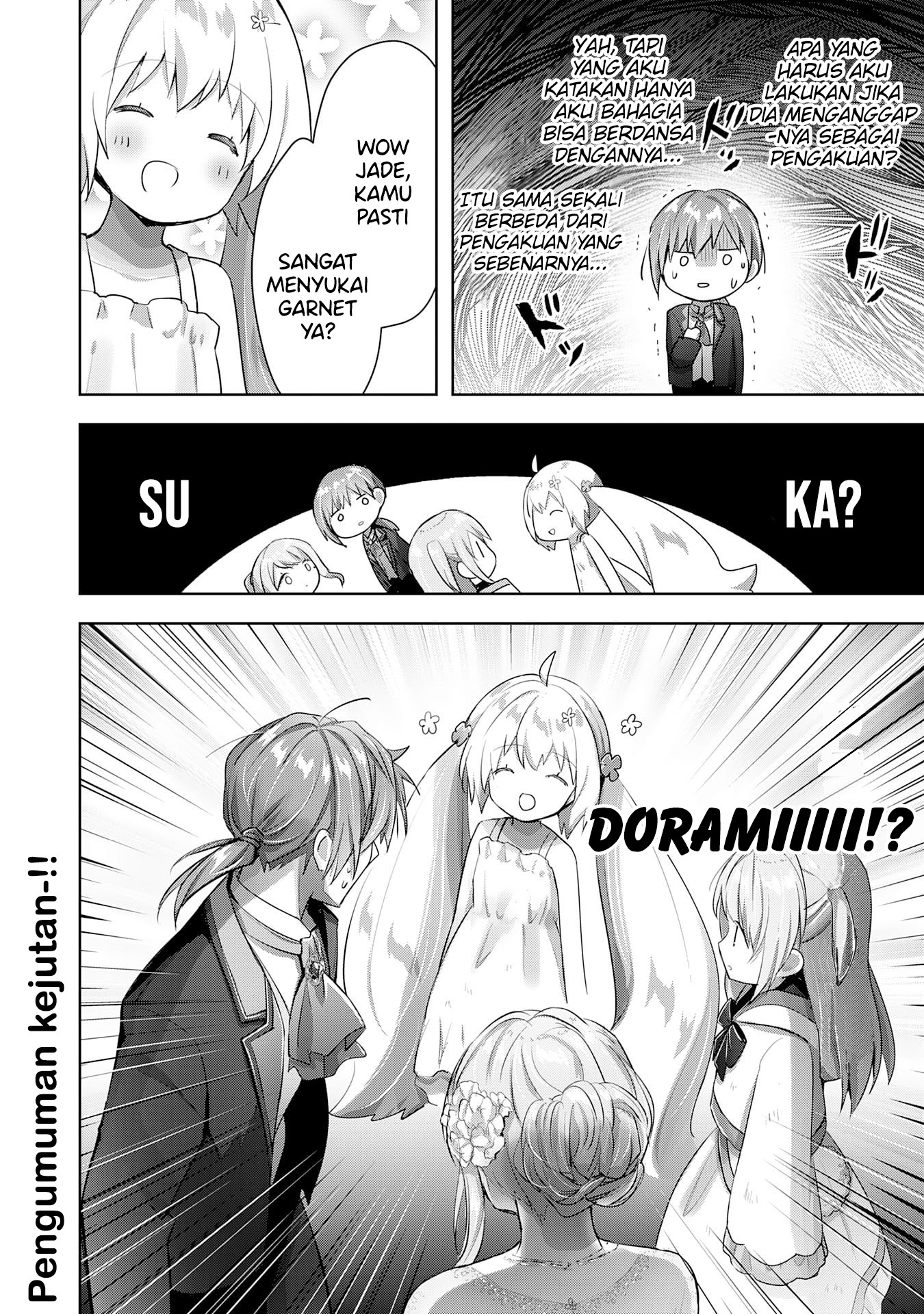Uketsukejou ni Kokuhaku shitakute Guild ni Kayoitsumetara Eiyuu ni Natteta Chapter 14 - halaman 34