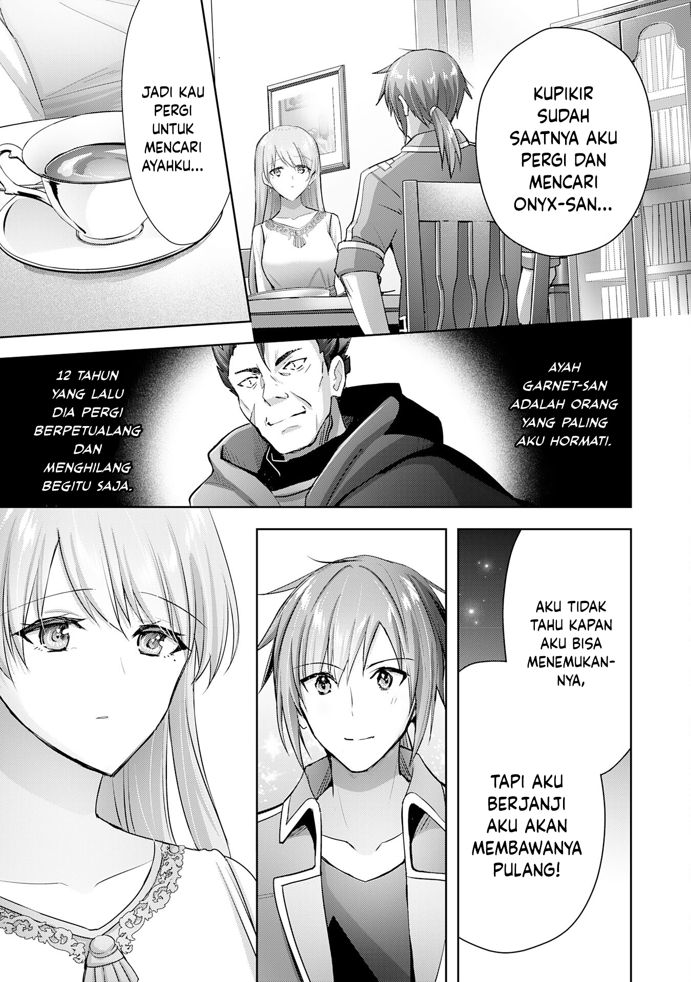 Uketsukejou ni Kokuhaku shitakute Guild ni Kayoitsumetara Eiyuu ni Natteta Chapter 16 - halaman 14