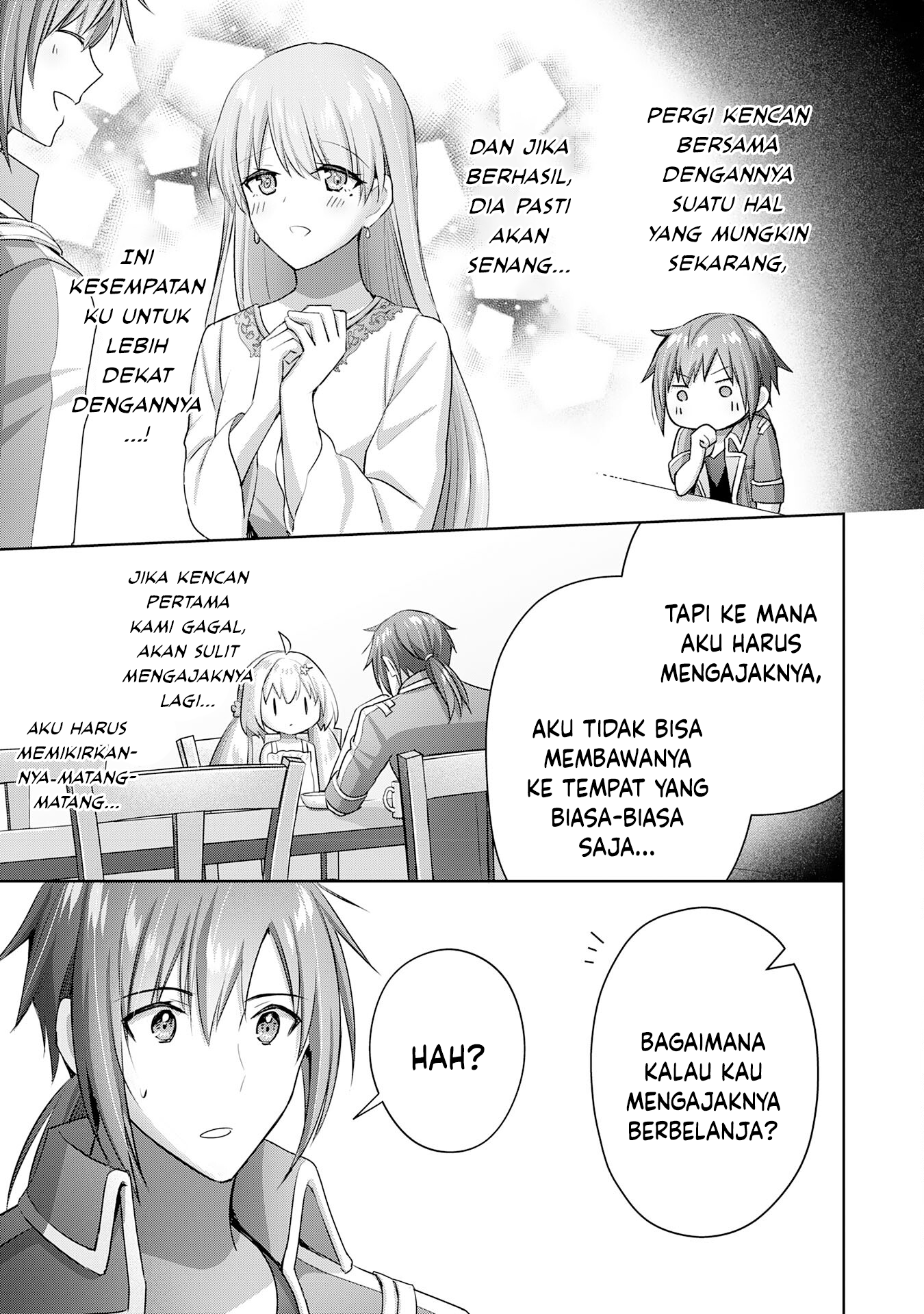 Uketsukejou ni Kokuhaku shitakute Guild ni Kayoitsumetara Eiyuu ni Natteta Chapter 16 - halaman 4
