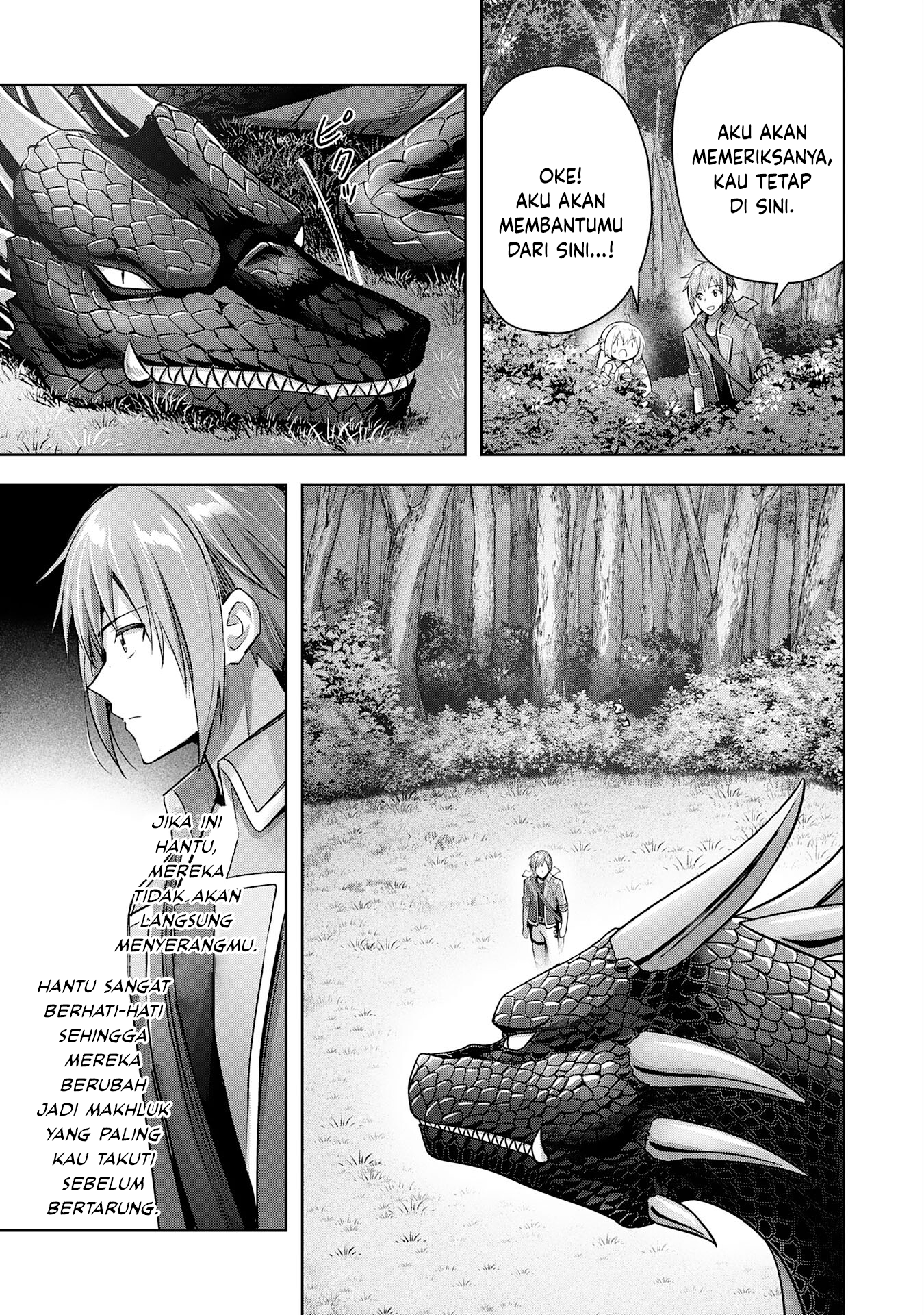 Uketsukejou ni Kokuhaku shitakute Guild ni Kayoitsumetara Eiyuu ni Natteta Chapter 17 - halaman 10