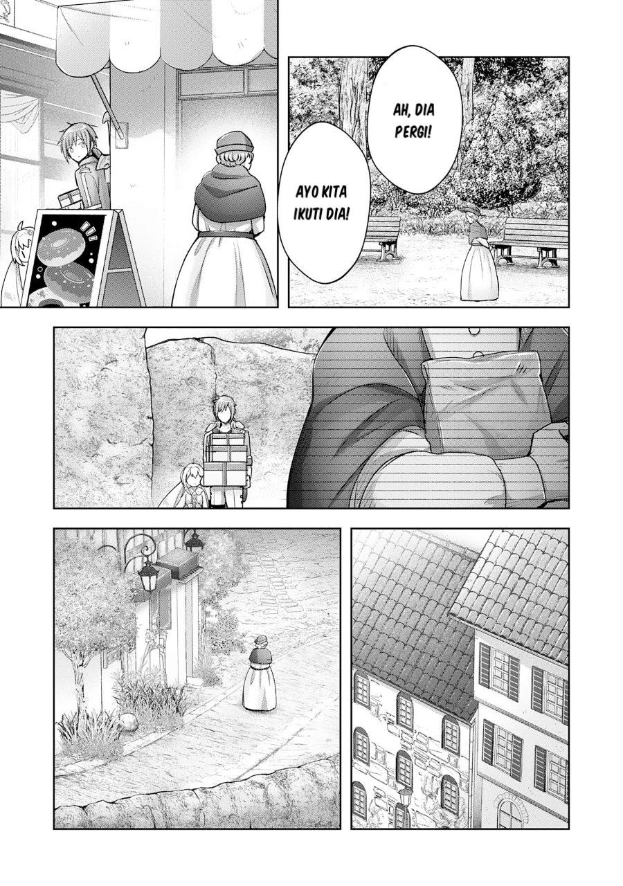 Uketsukejou ni Kokuhaku shitakute Guild ni Kayoitsumetara Eiyuu ni Natteta Chapter 18 - halaman 23