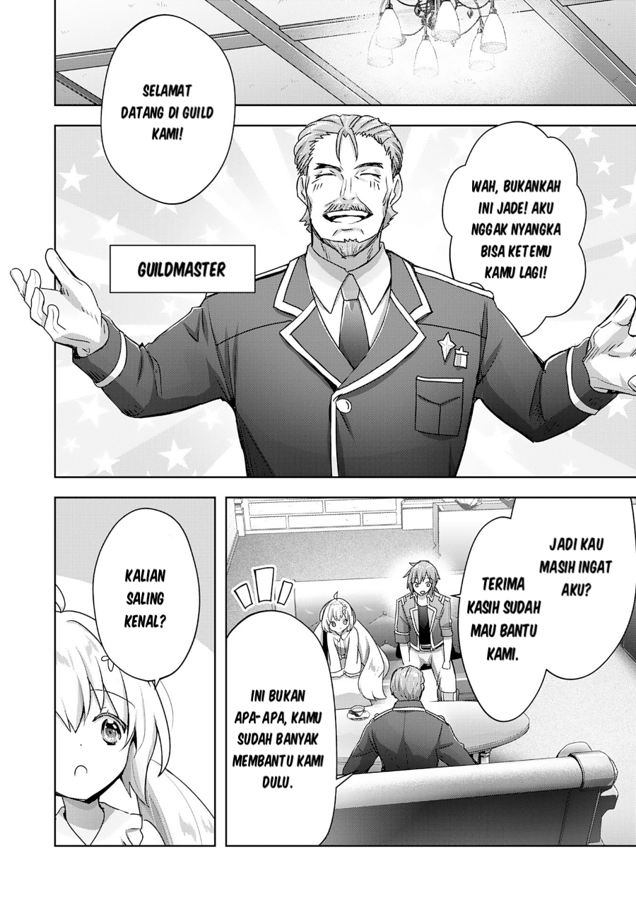 Uketsukejou ni Kokuhaku shitakute Guild ni Kayoitsumetara Eiyuu ni Natteta Chapter 18 - halaman 8