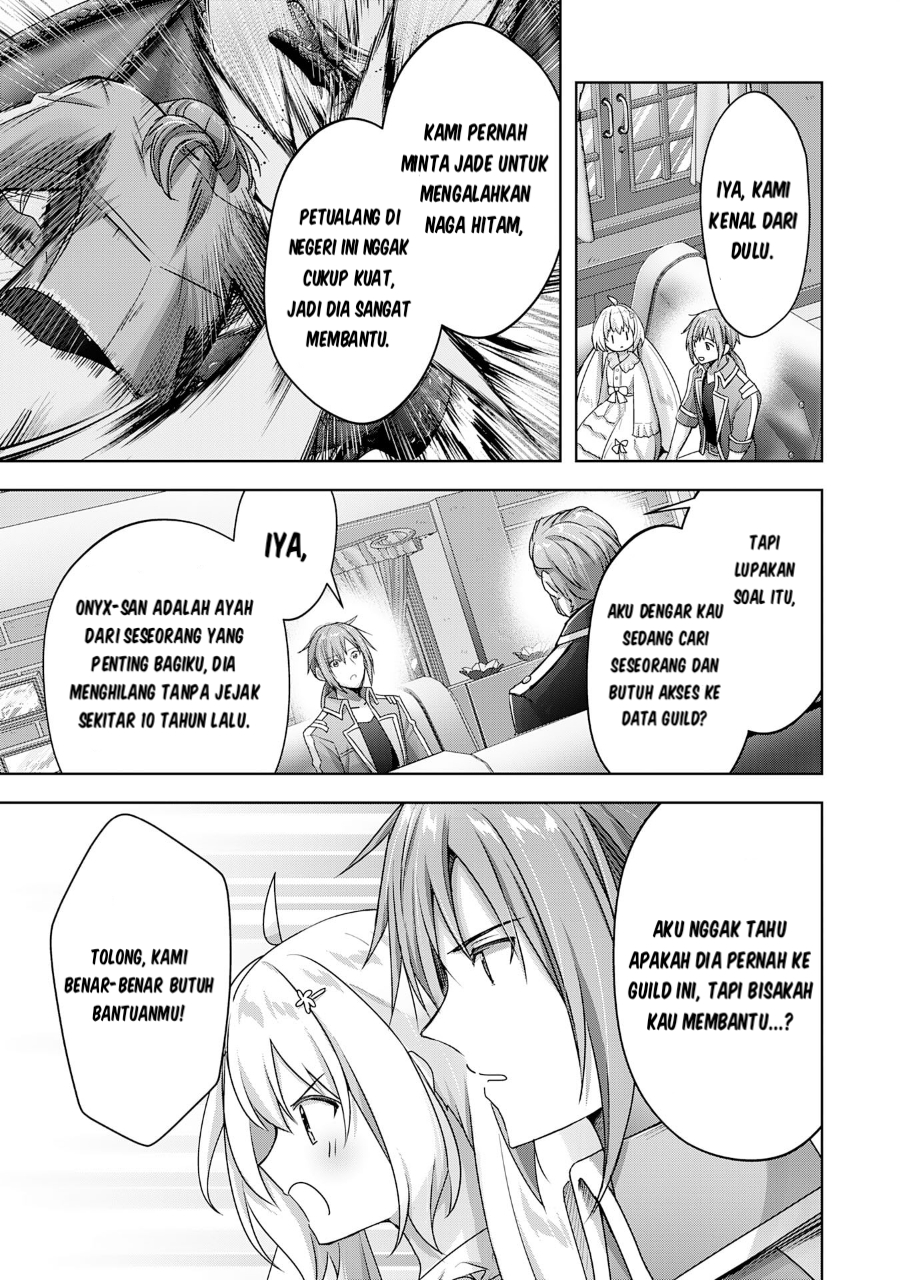 Uketsukejou ni Kokuhaku shitakute Guild ni Kayoitsumetara Eiyuu ni Natteta Chapter 18 - halaman 9