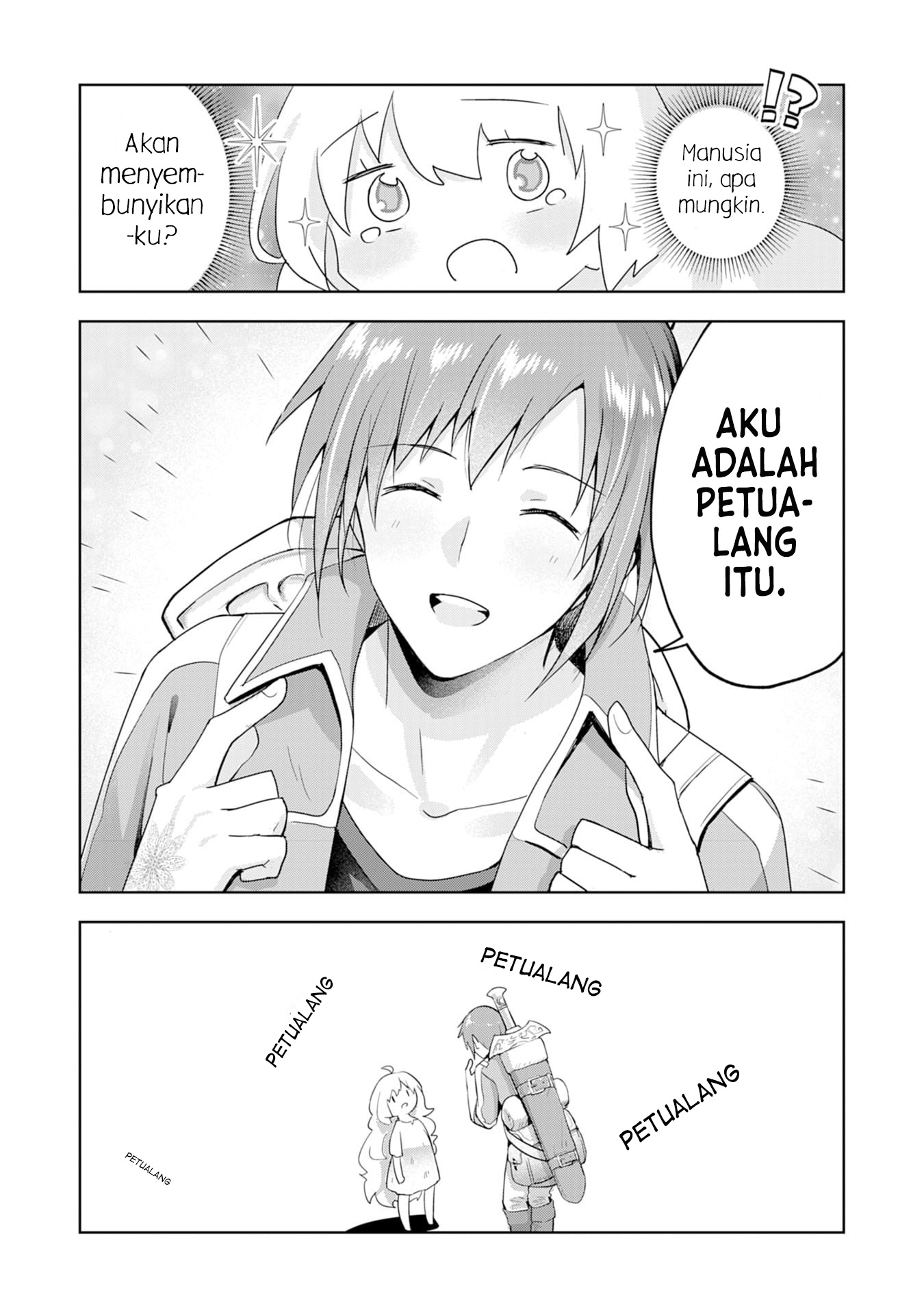 Uketsukejou ni Kokuhaku shitakute Guild ni Kayoitsumetara Eiyuu ni Natteta Chapter 2 - halaman 12