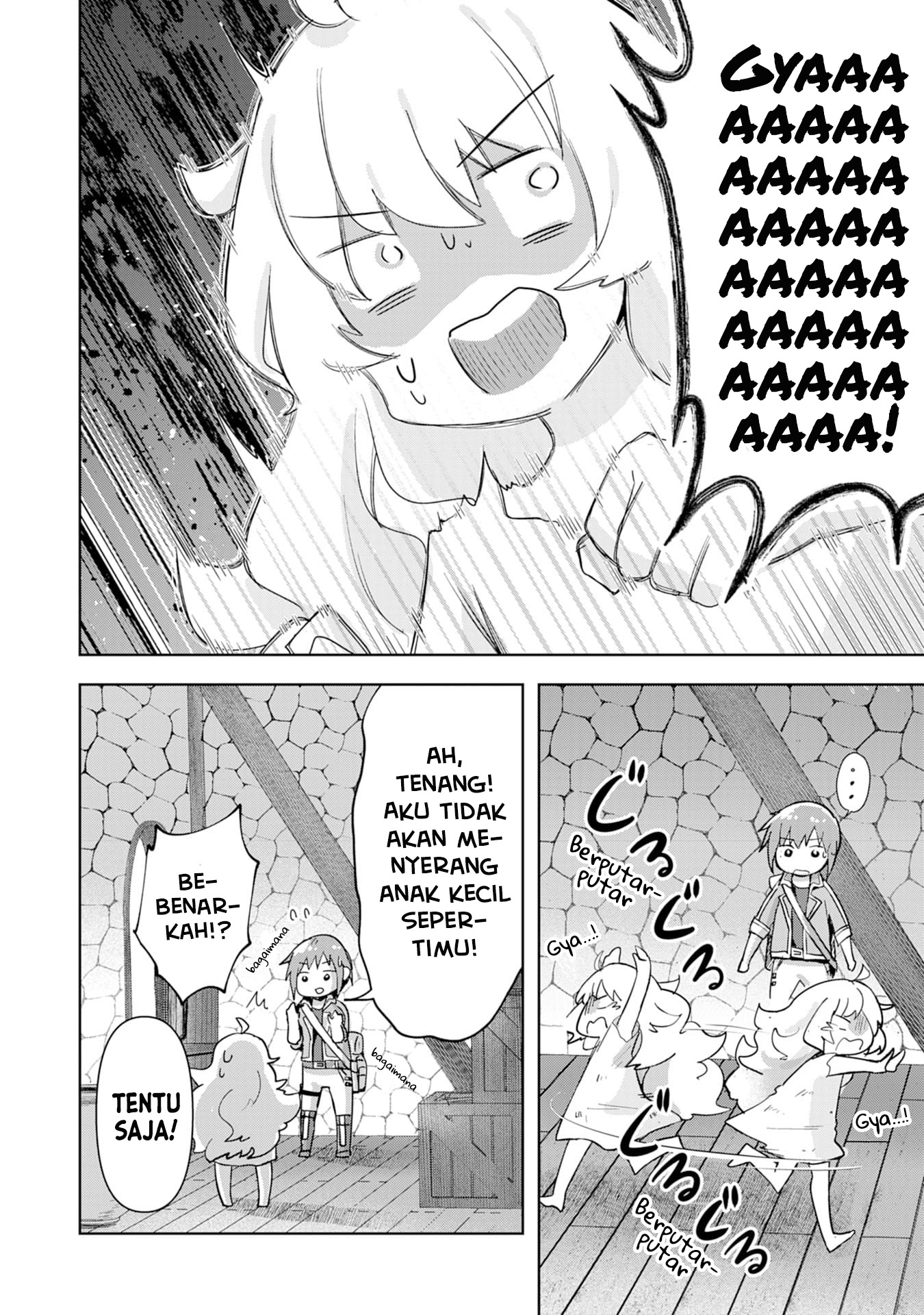 Uketsukejou ni Kokuhaku shitakute Guild ni Kayoitsumetara Eiyuu ni Natteta Chapter 2 - halaman 13