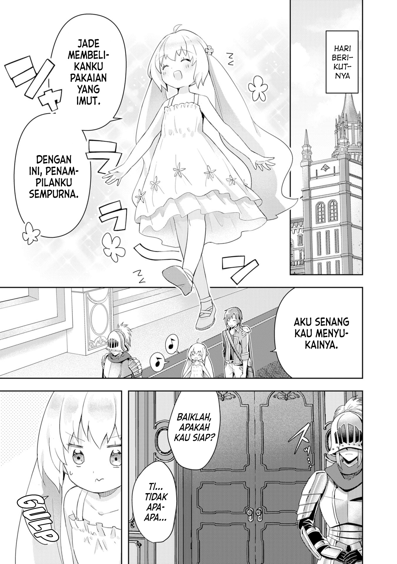 Uketsukejou ni Kokuhaku shitakute Guild ni Kayoitsumetara Eiyuu ni Natteta Chapter 2 - halaman 17