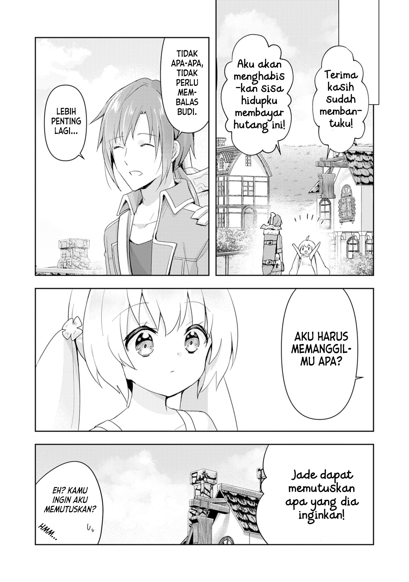 Uketsukejou ni Kokuhaku shitakute Guild ni Kayoitsumetara Eiyuu ni Natteta Chapter 2 - halaman 22