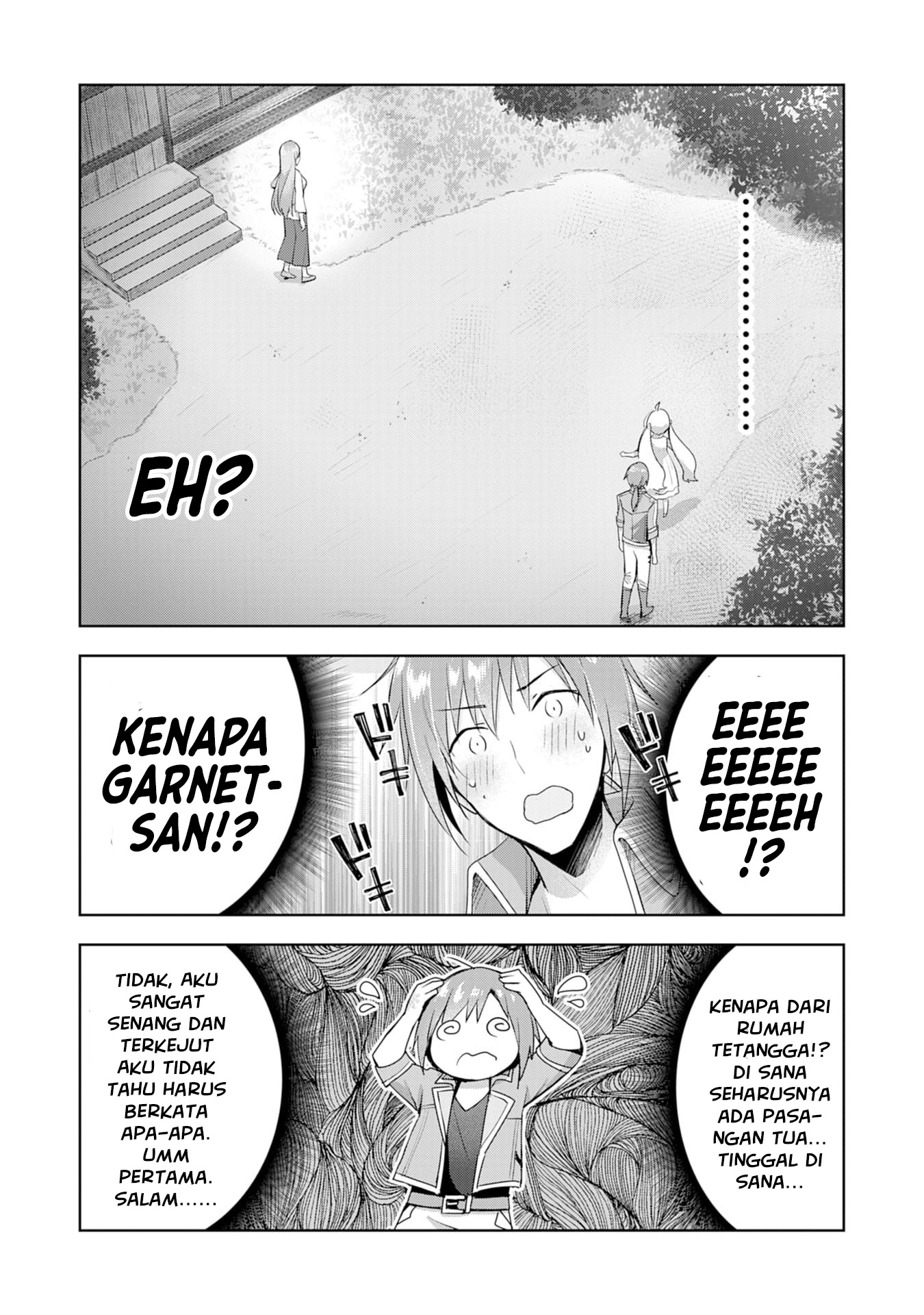 Uketsukejou ni Kokuhaku shitakute Guild ni Kayoitsumetara Eiyuu ni Natteta Chapter 3 - halaman 14