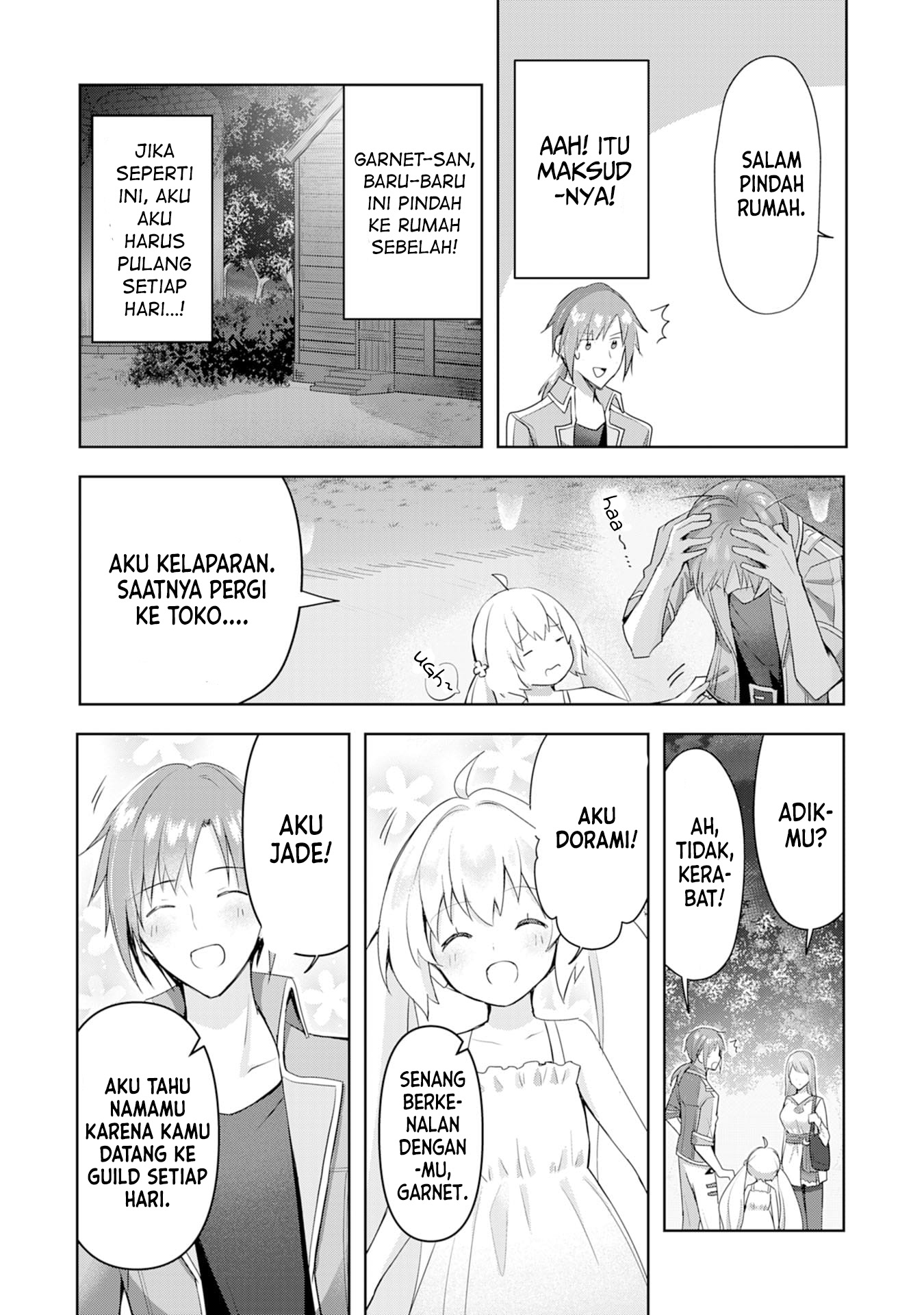 Uketsukejou ni Kokuhaku shitakute Guild ni Kayoitsumetara Eiyuu ni Natteta Chapter 3 - halaman 18