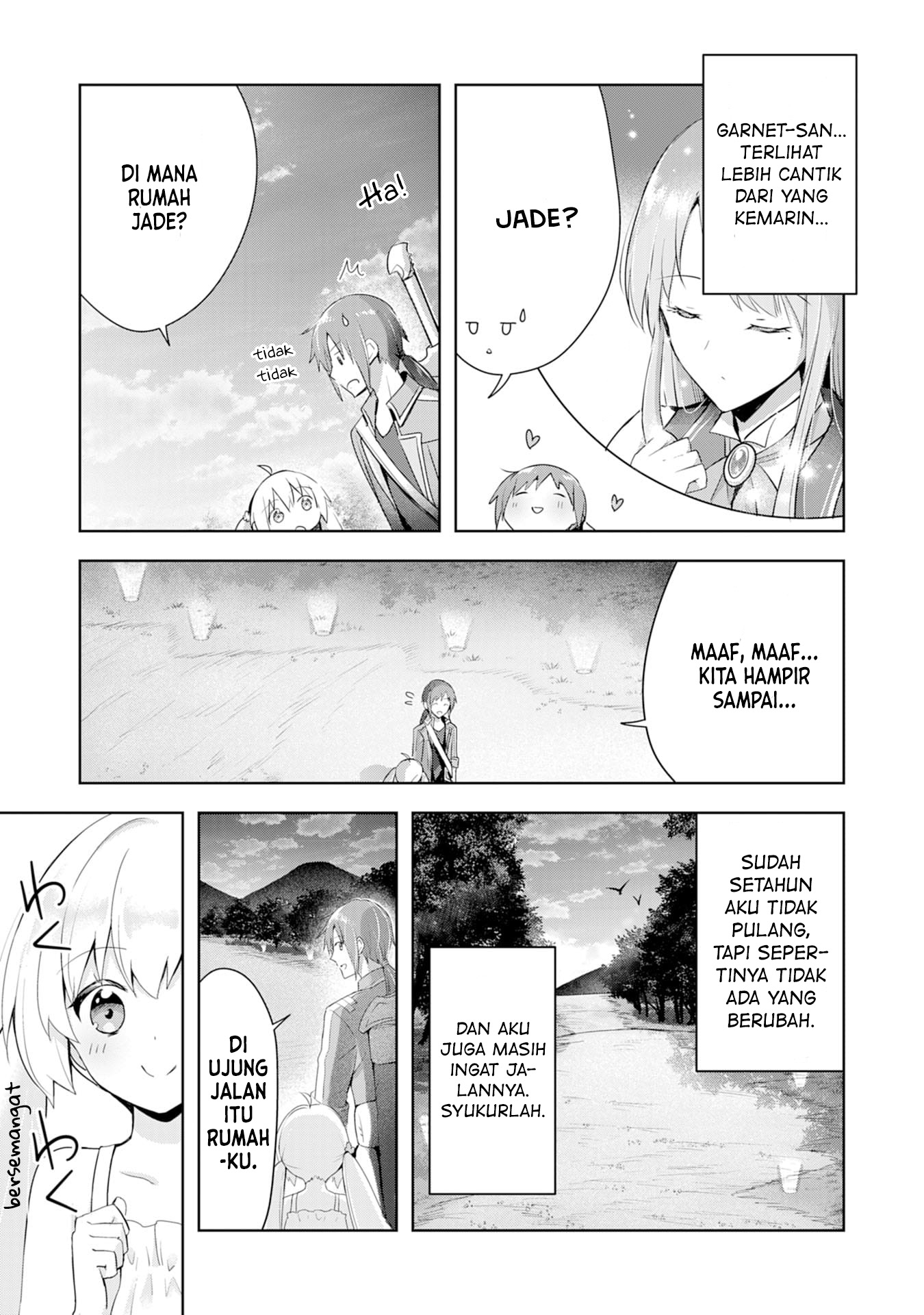 Uketsukejou ni Kokuhaku shitakute Guild ni Kayoitsumetara Eiyuu ni Natteta Chapter 3 - halaman 4