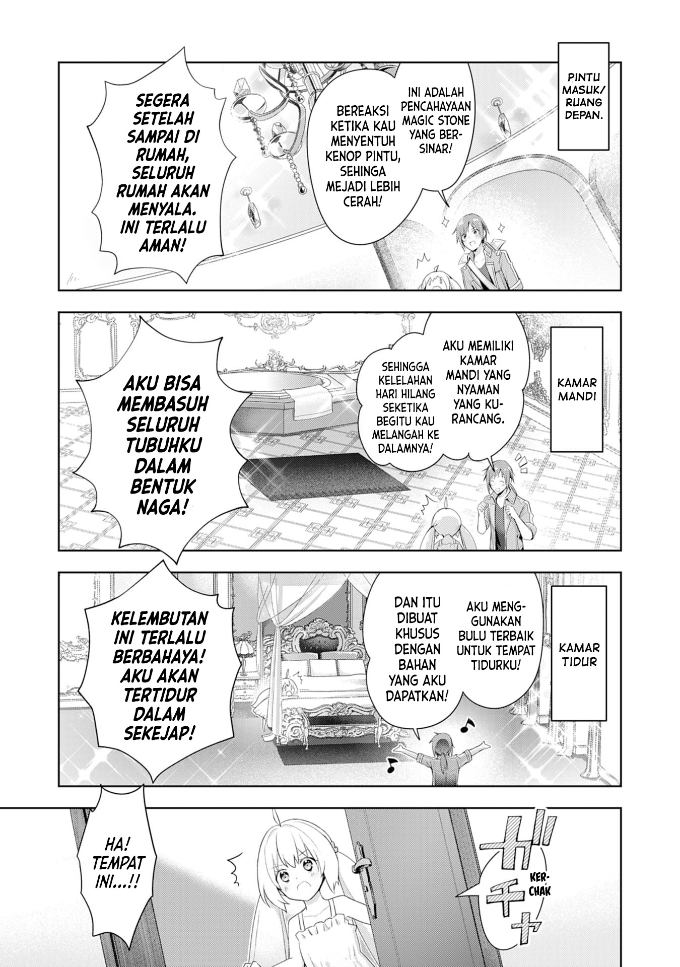 Uketsukejou ni Kokuhaku shitakute Guild ni Kayoitsumetara Eiyuu ni Natteta Chapter 3 - halaman 7