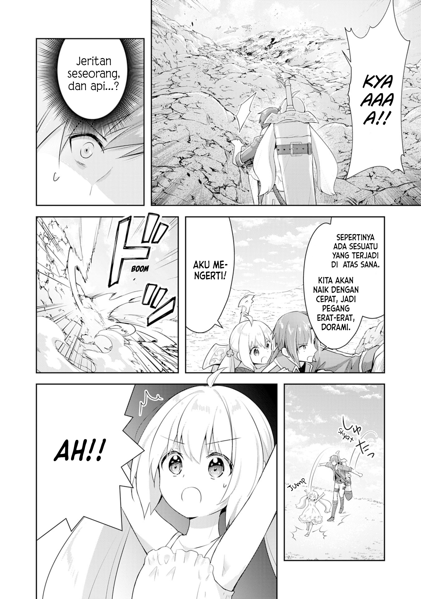 Uketsukejou ni Kokuhaku shitakute Guild ni Kayoitsumetara Eiyuu ni Natteta Chapter 4 - halaman 3