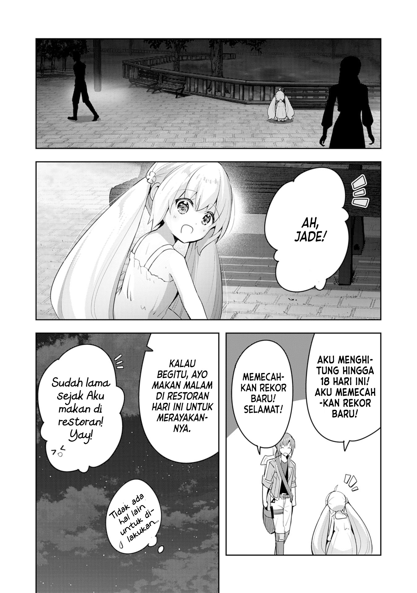 Uketsukejou ni Kokuhaku shitakute Guild ni Kayoitsumetara Eiyuu ni Natteta Chapter 5 - halaman 10