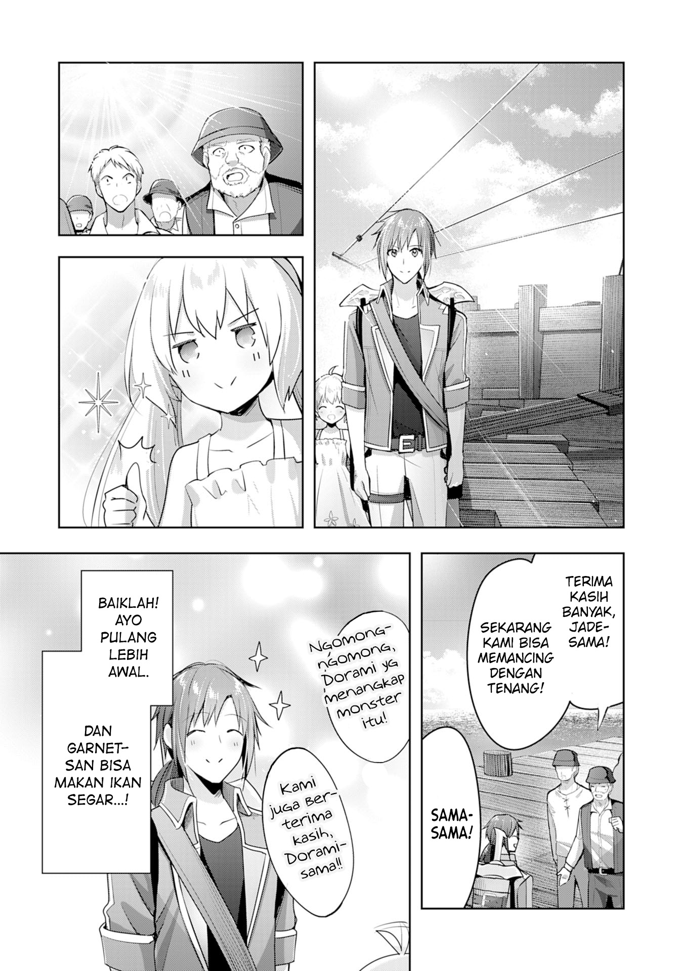 Uketsukejou ni Kokuhaku shitakute Guild ni Kayoitsumetara Eiyuu ni Natteta Chapter 6 - halaman 15