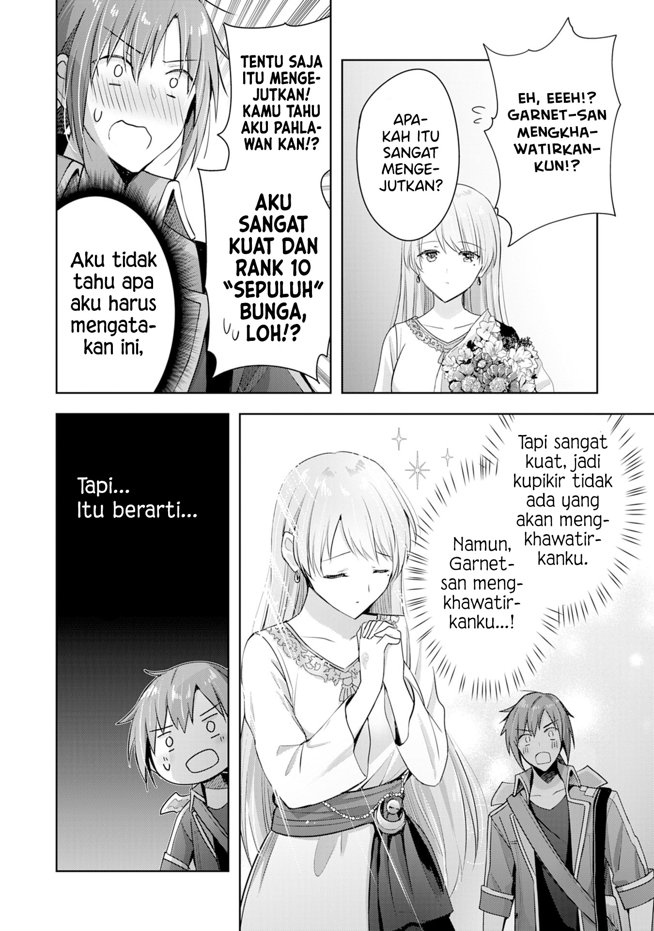 Uketsukejou ni Kokuhaku shitakute Guild ni Kayoitsumetara Eiyuu ni Natteta Chapter 6 - halaman 20
