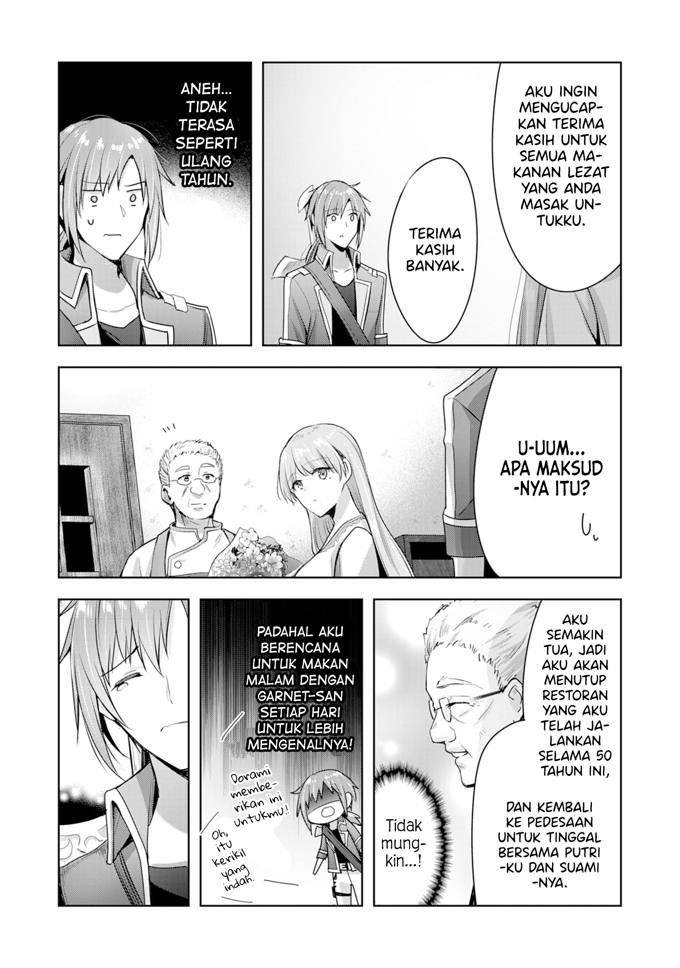 Uketsukejou ni Kokuhaku shitakute Guild ni Kayoitsumetara Eiyuu ni Natteta Chapter 6 - halaman 28