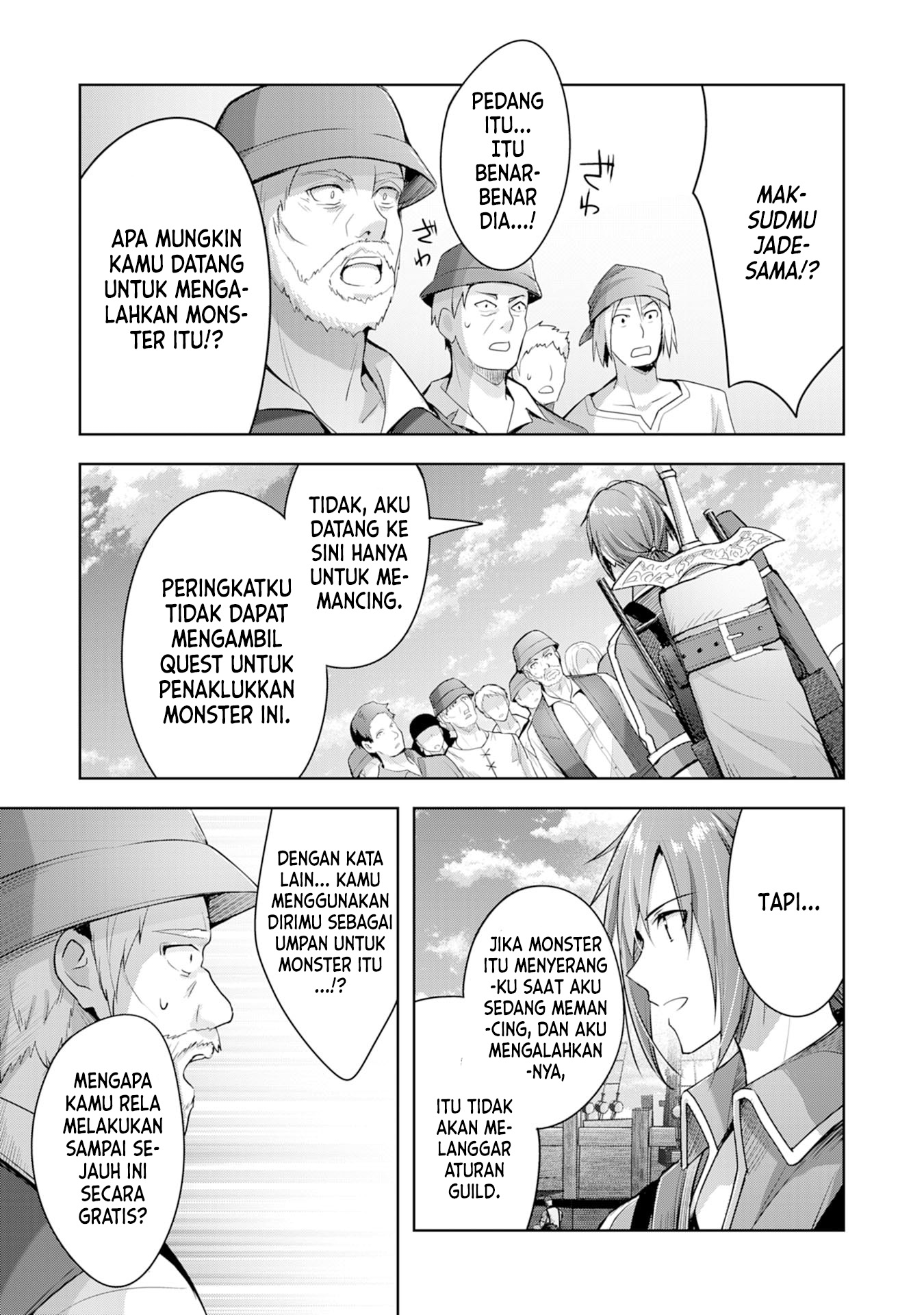 Uketsukejou ni Kokuhaku shitakute Guild ni Kayoitsumetara Eiyuu ni Natteta Chapter 6 - halaman 6