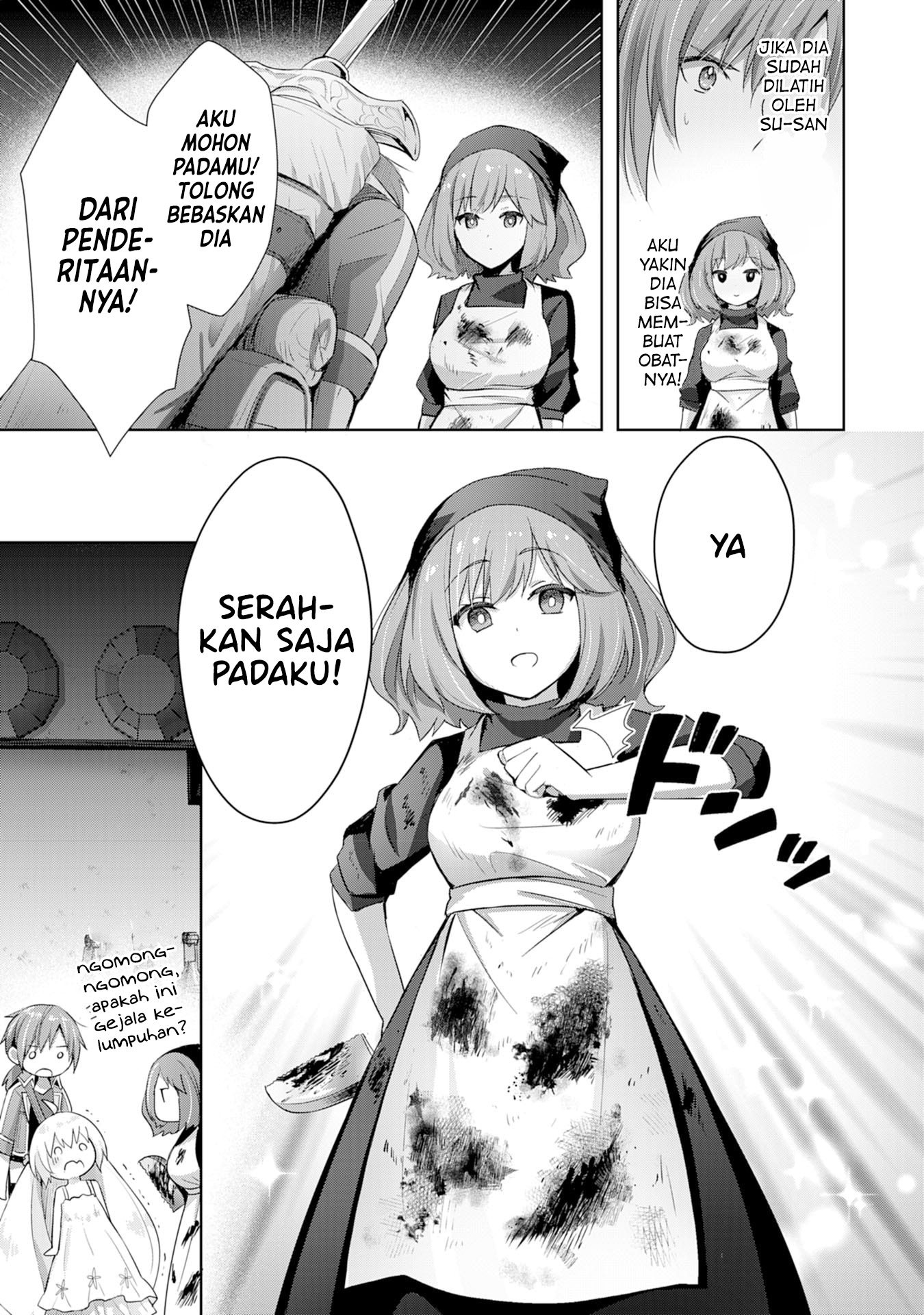 Uketsukejou ni Kokuhaku shitakute Guild ni Kayoitsumetara Eiyuu ni Natteta Chapter 7 - halaman 18