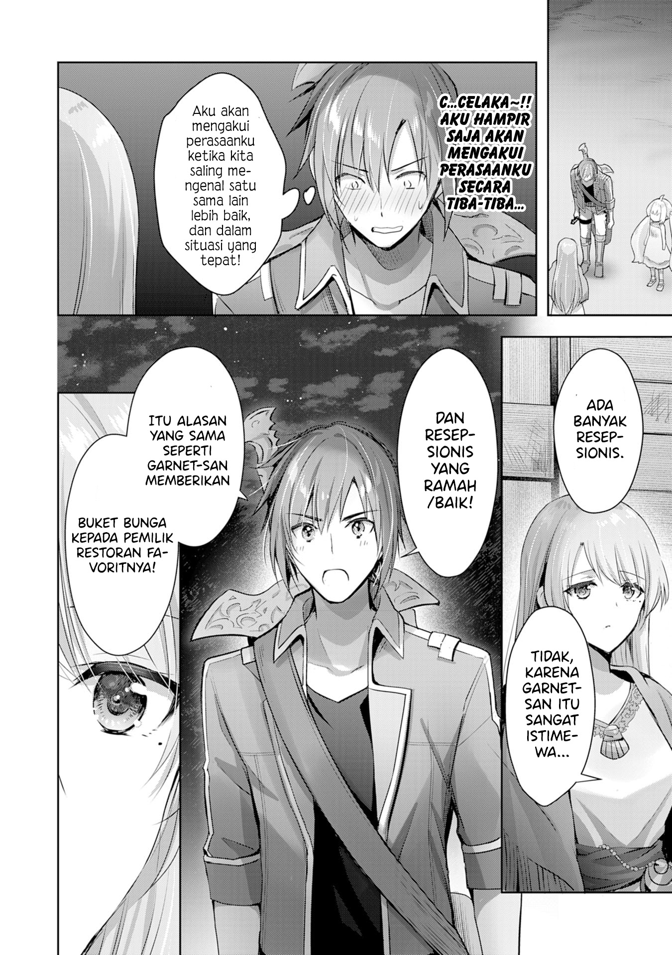 Uketsukejou ni Kokuhaku shitakute Guild ni Kayoitsumetara Eiyuu ni Natteta Chapter 7 - halaman 29