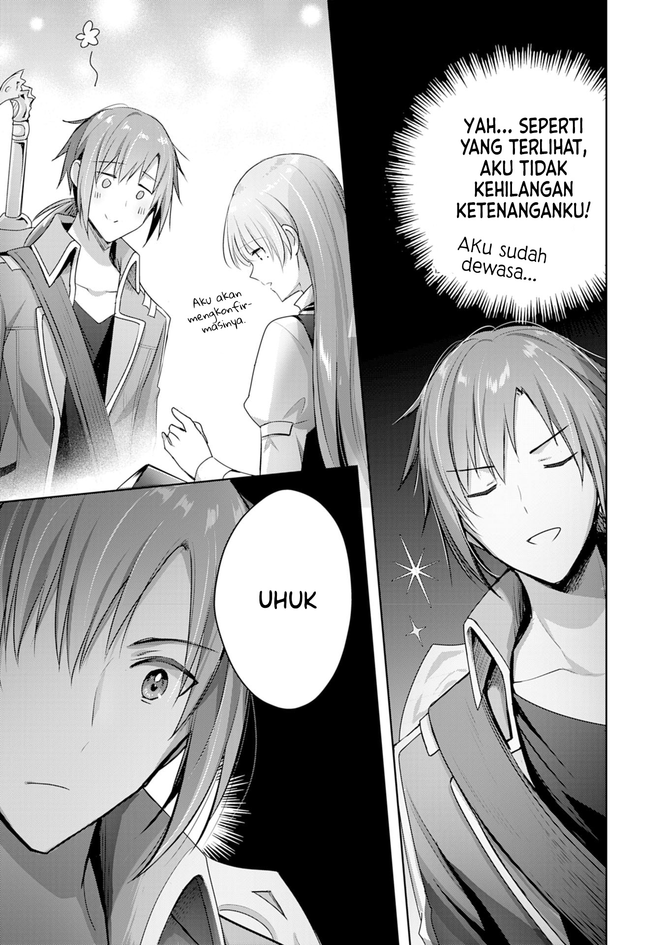 Uketsukejou ni Kokuhaku shitakute Guild ni Kayoitsumetara Eiyuu ni Natteta Chapter 7 - halaman 8