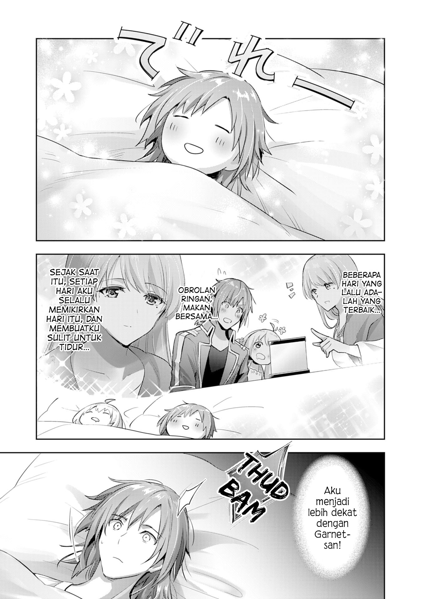 Uketsukejou ni Kokuhaku shitakute Guild ni Kayoitsumetara Eiyuu ni Natteta Chapter 8 - halaman 10