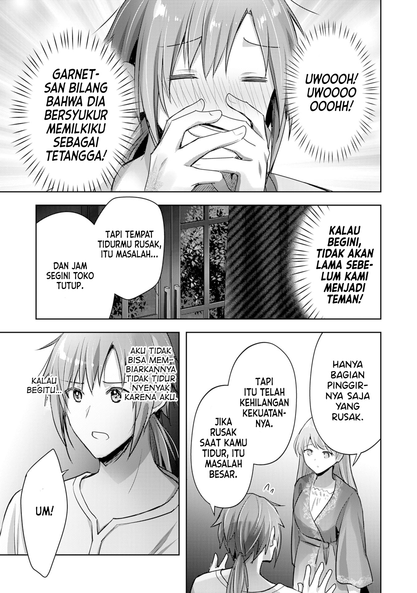 Uketsukejou ni Kokuhaku shitakute Guild ni Kayoitsumetara Eiyuu ni Natteta Chapter 8 - halaman 22