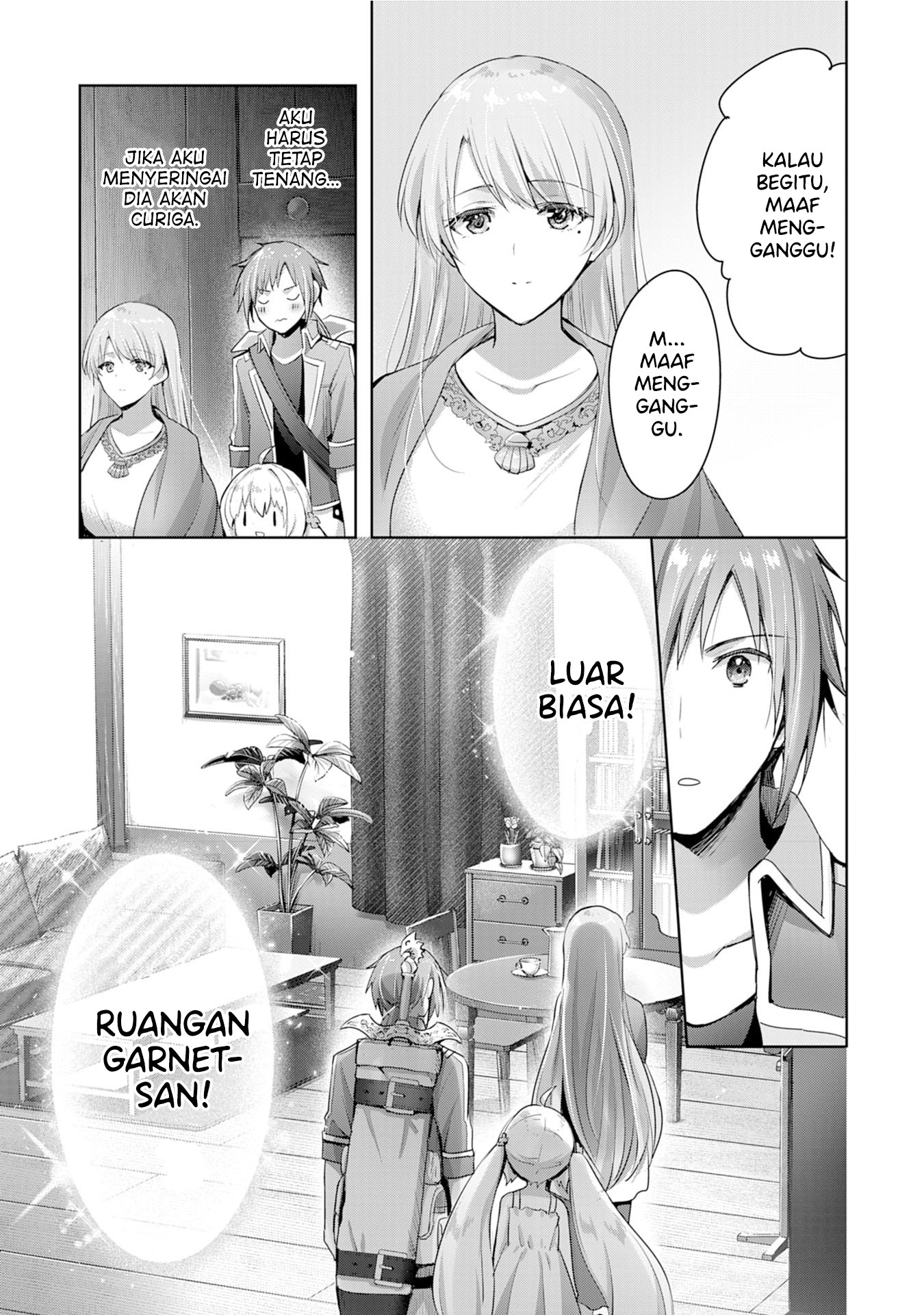Uketsukejou ni Kokuhaku shitakute Guild ni Kayoitsumetara Eiyuu ni Natteta Chapter 8 - halaman 4