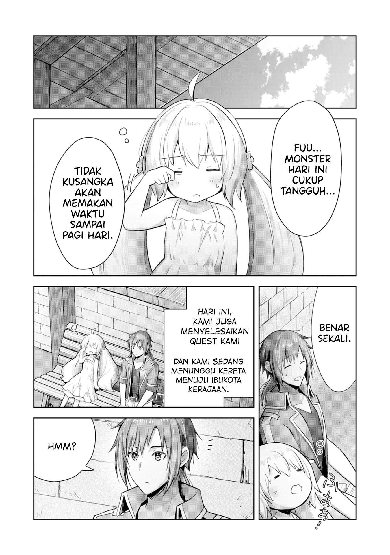 Uketsukejou ni Kokuhaku shitakute Guild ni Kayoitsumetara Eiyuu ni Natteta Chapter 9 - halaman 3