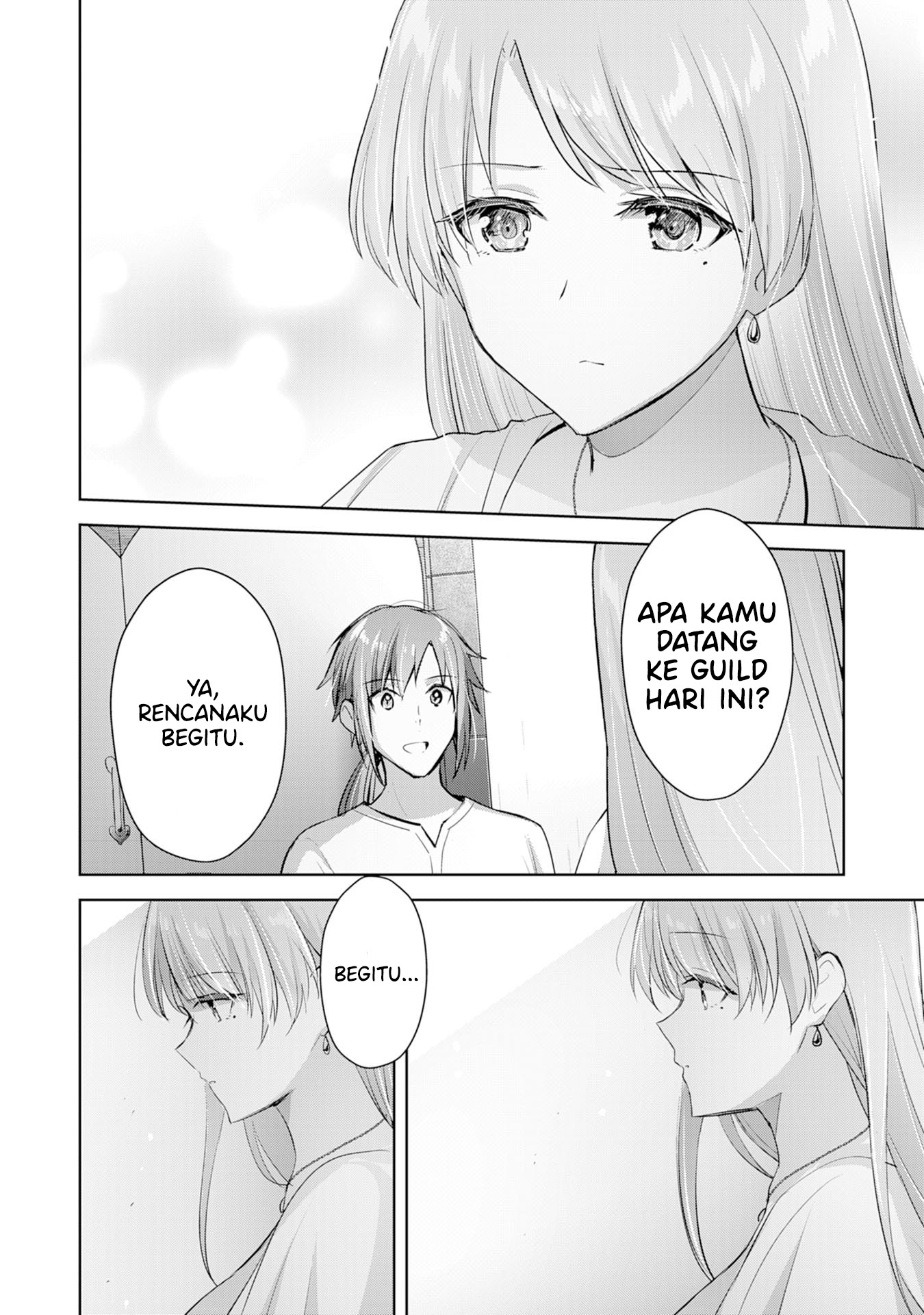 Uketsukejou ni Kokuhaku shitakute Guild ni Kayoitsumetara Eiyuu ni Natteta Chapter 9 - halaman 31
