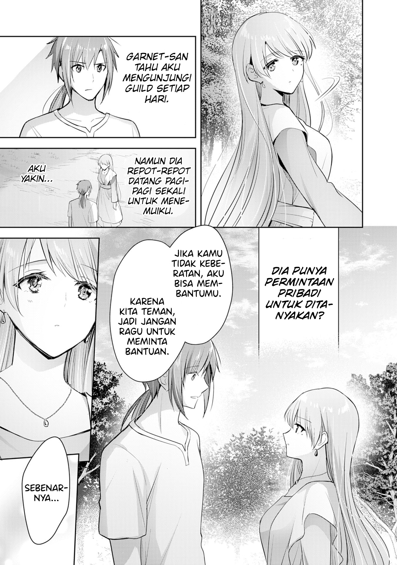 Uketsukejou ni Kokuhaku shitakute Guild ni Kayoitsumetara Eiyuu ni Natteta Chapter 9 - halaman 33